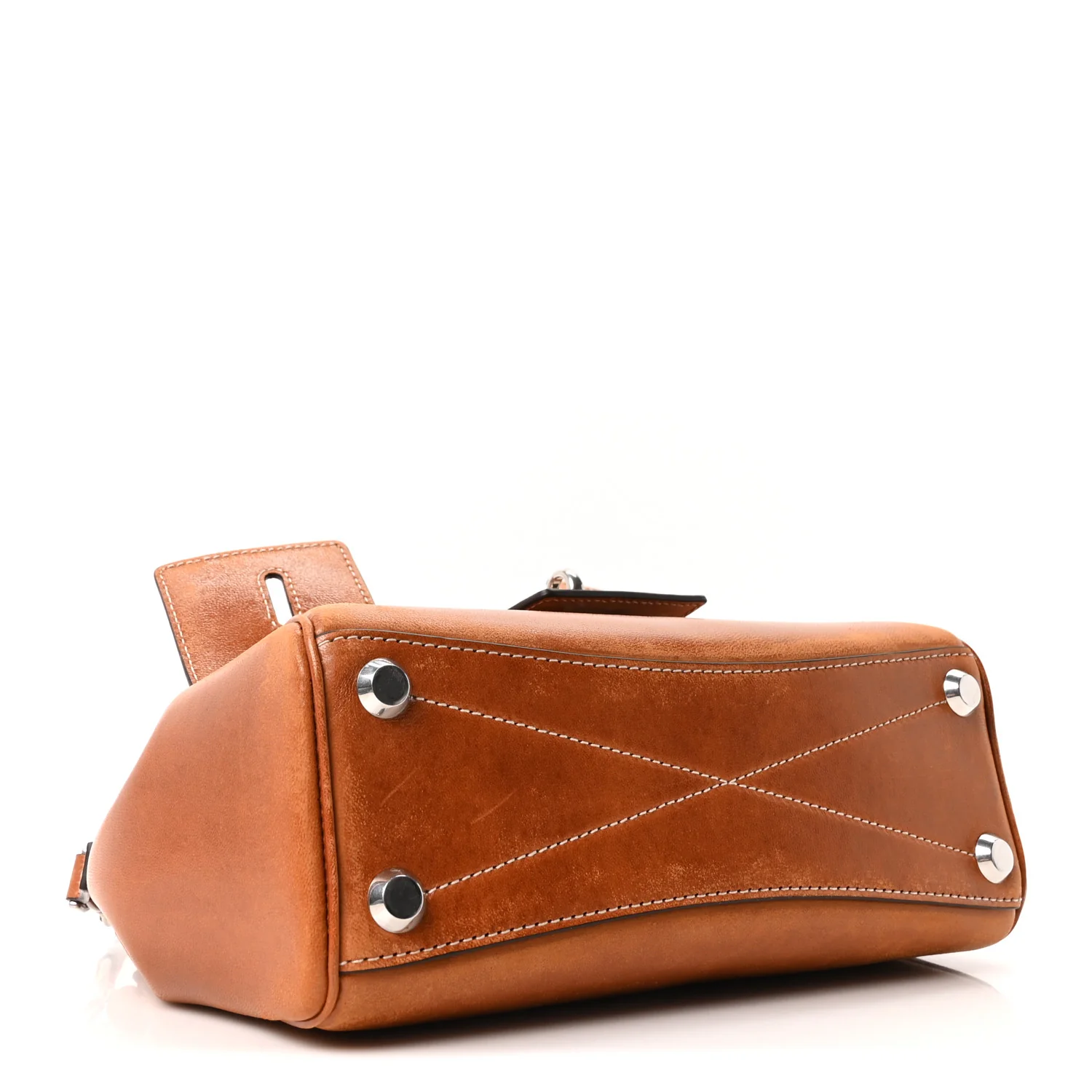 Vegetable Tanned Lambskin Mini Bel Air Carry All Bag Tan Cowboy - Image 4