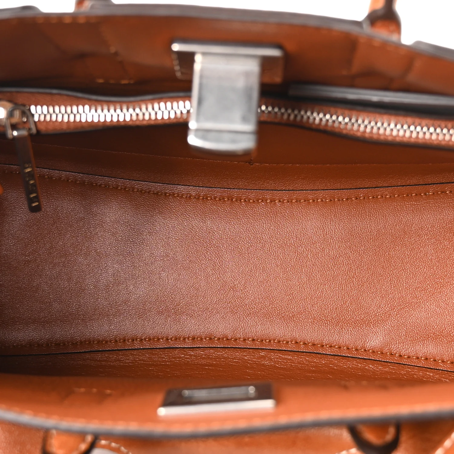 Vegetable Tanned Lambskin Mini Bel Air Carry All Bag Tan Cowboy - Image 5