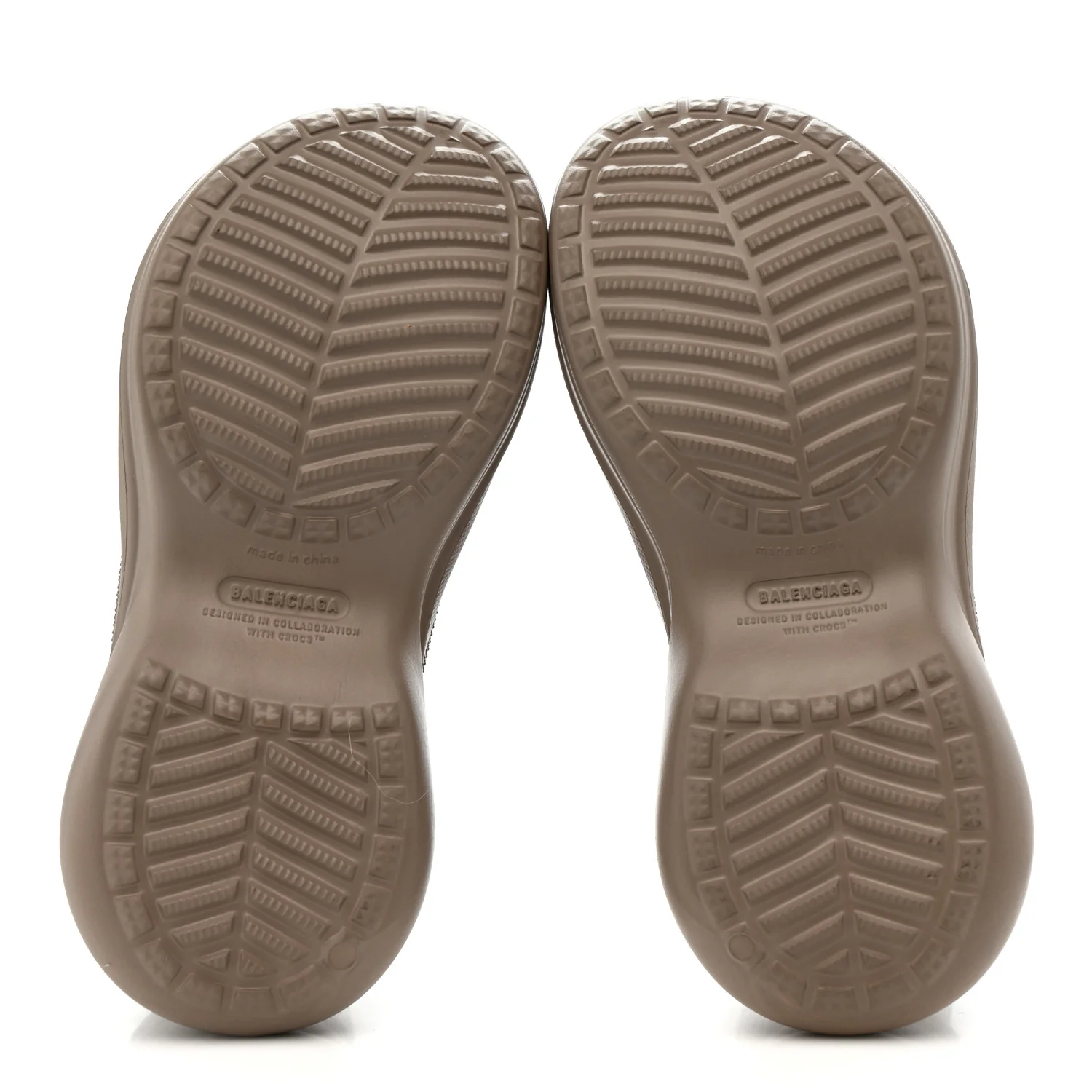 X CROCS Rubber Womens Low Top Rain Boots 39 Beige - Image 6