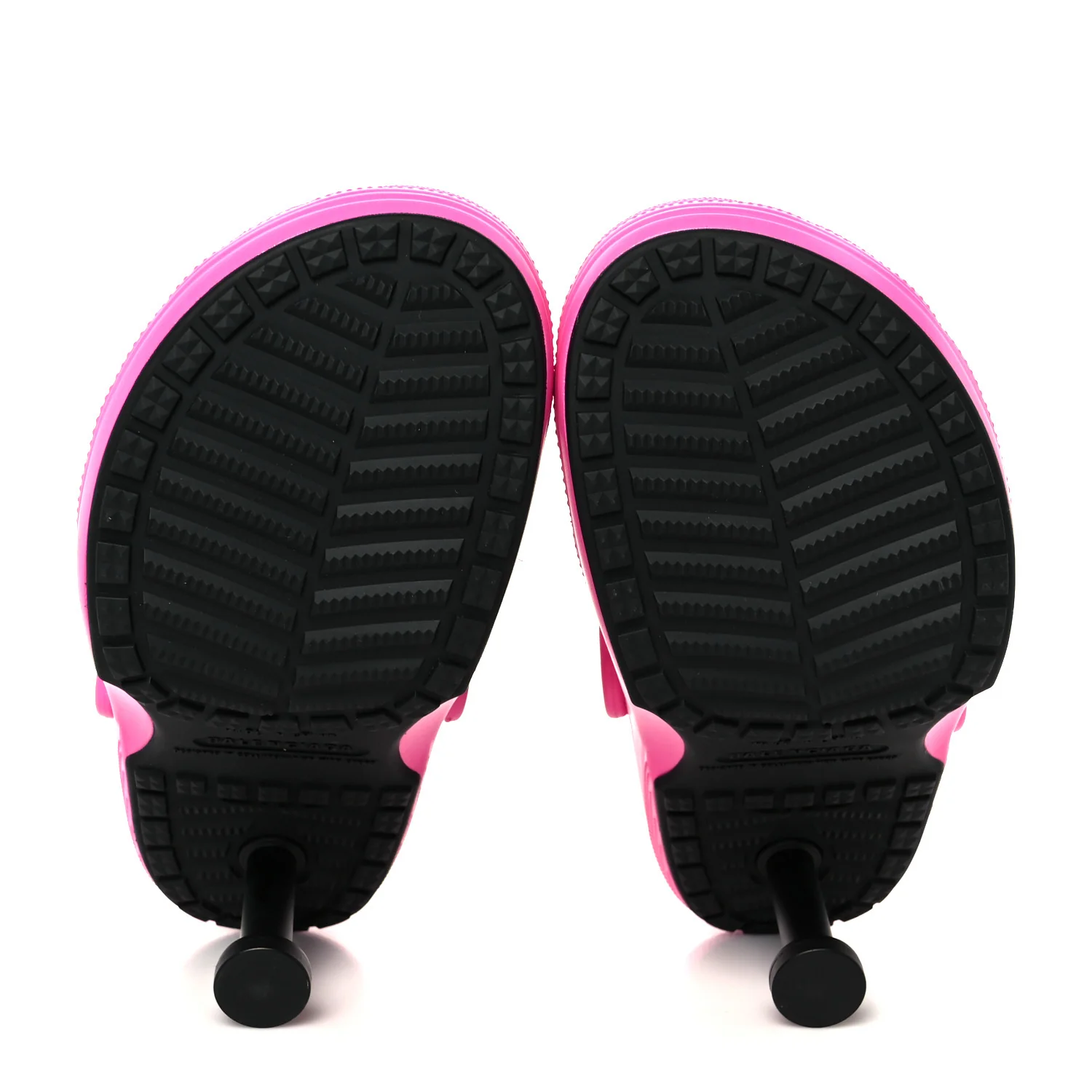 X CROCS Rubber Womens Madame 80 Sandals 38 Rose Bonbon - Image 6