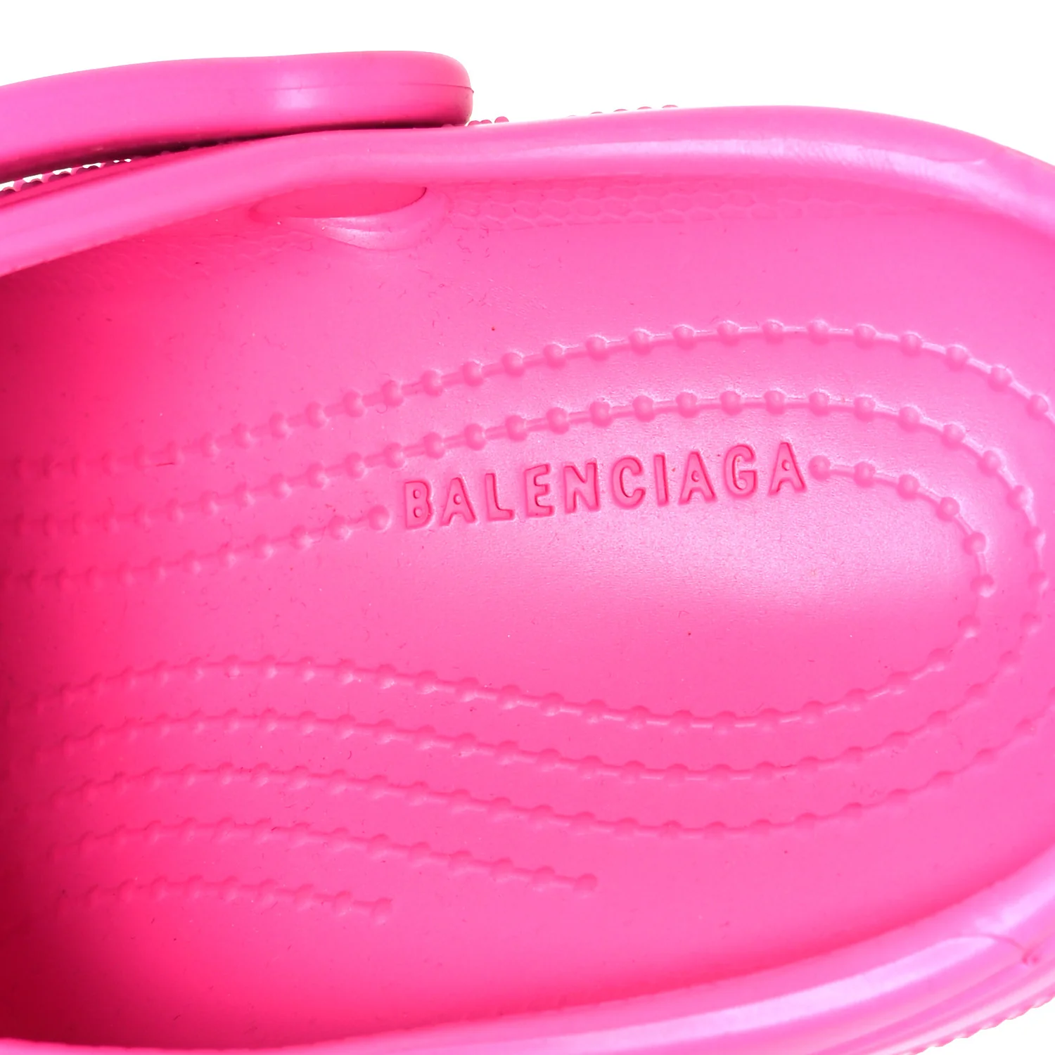 X CROCS Rubber Womens Madame 80 Sandals 38 Rose Bonbon - Image 7