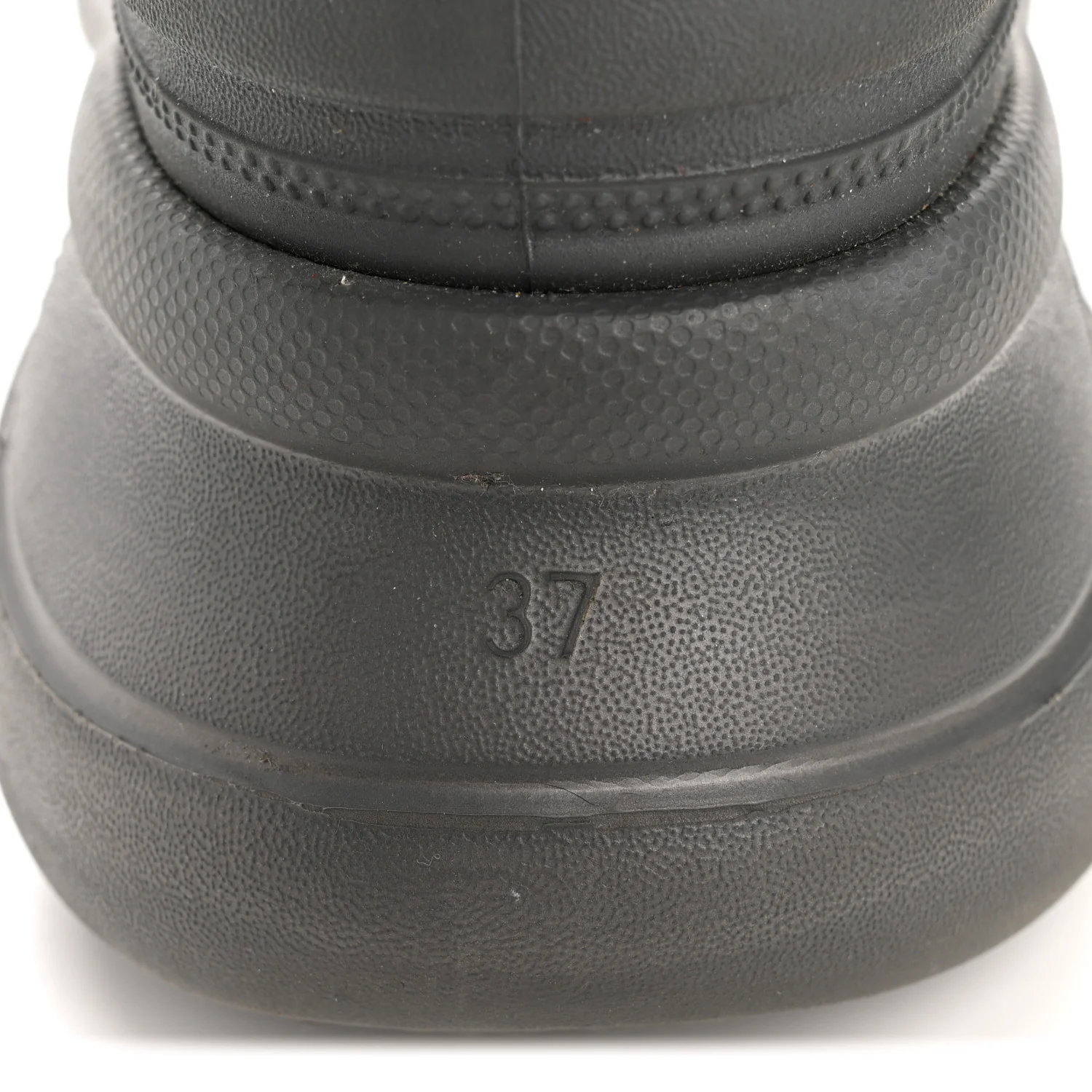X CROCS Rubber Womens Rain Boots 37 Grafite - Image 8