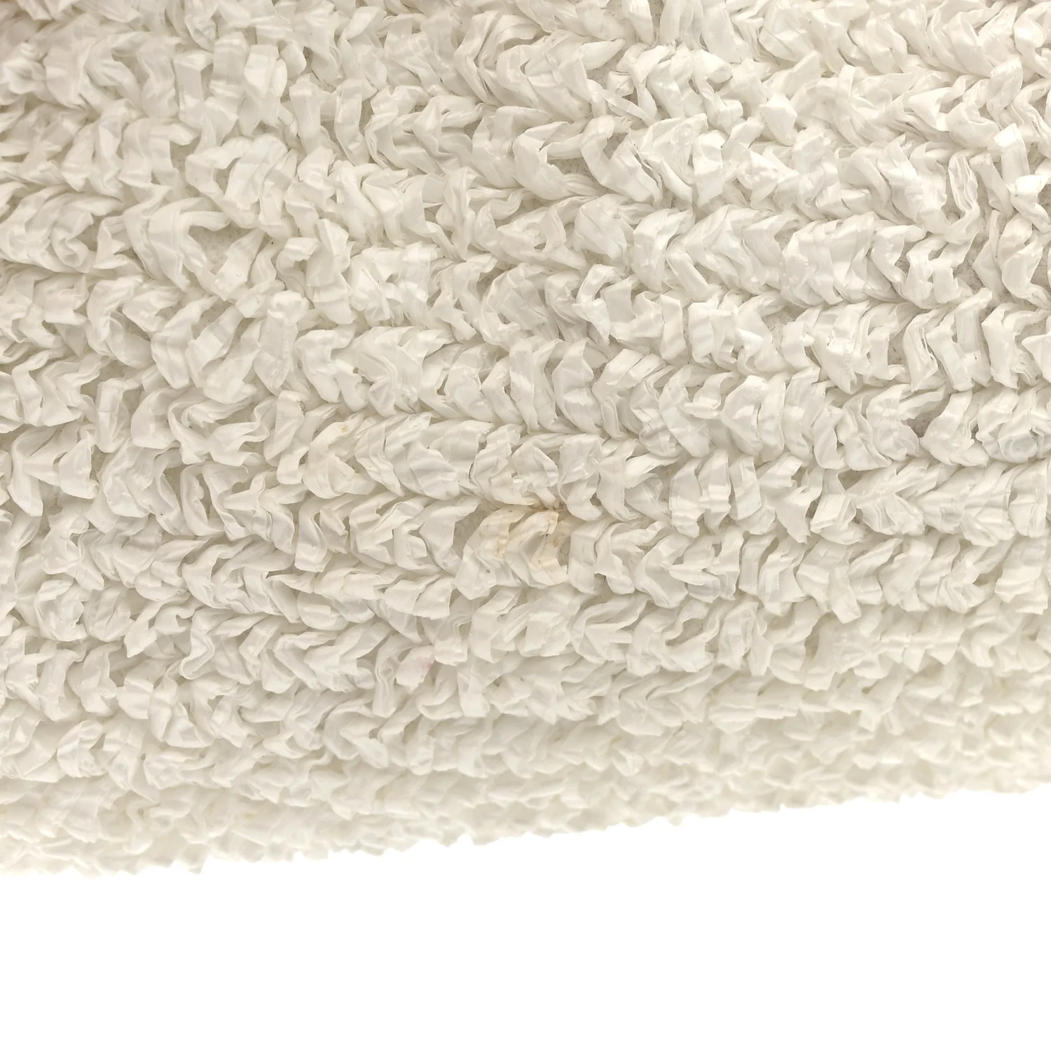 Boucle Curly Raffia The Mini Pouch White Chalk - Image 22