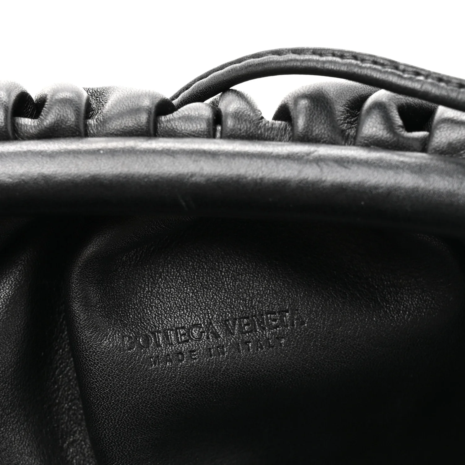 Butter Calfskin The Mini Pouch Black - Image 10