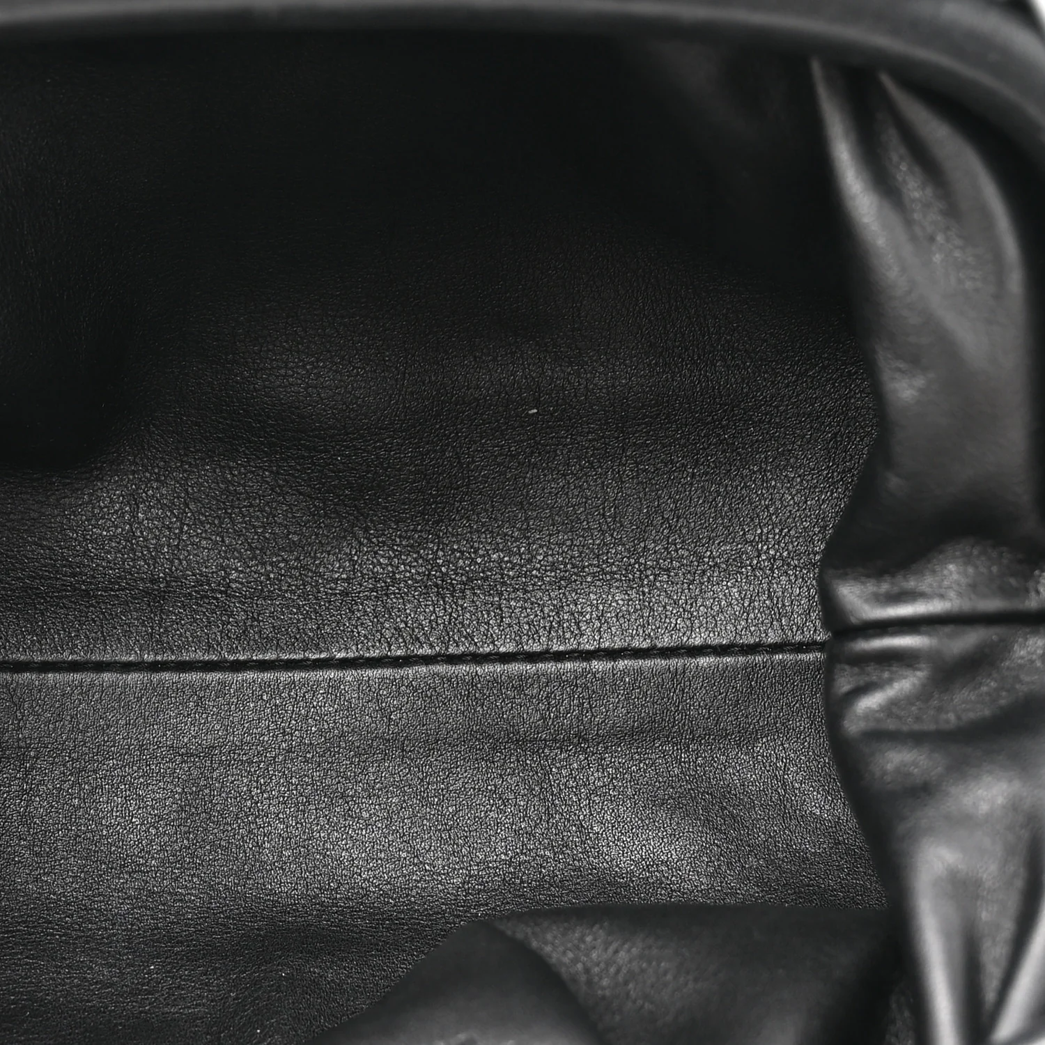 Butter Calfskin The Mini Pouch Black - Image 8