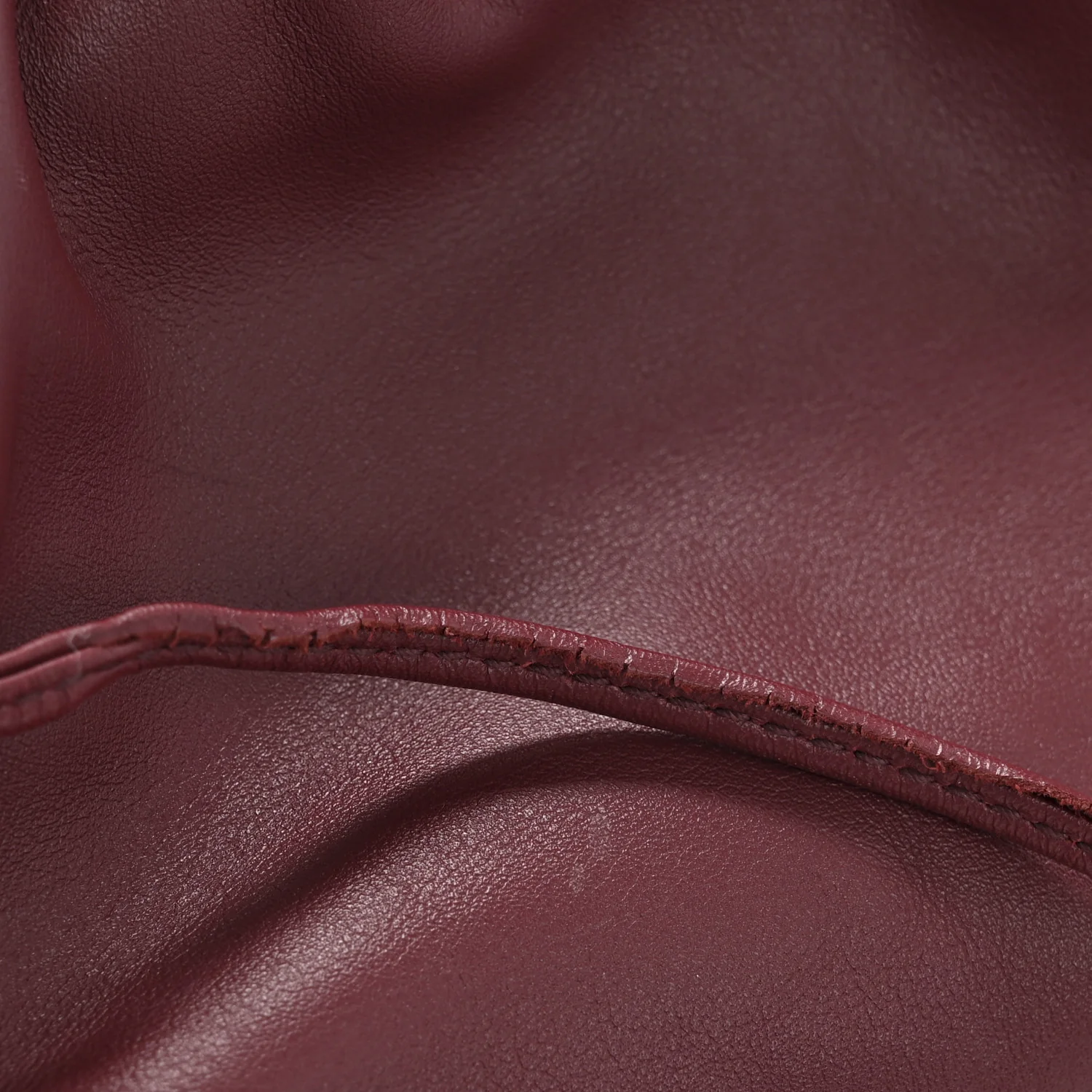 Butter Calfskin The Mini Pouch Bordeaux - Image 12