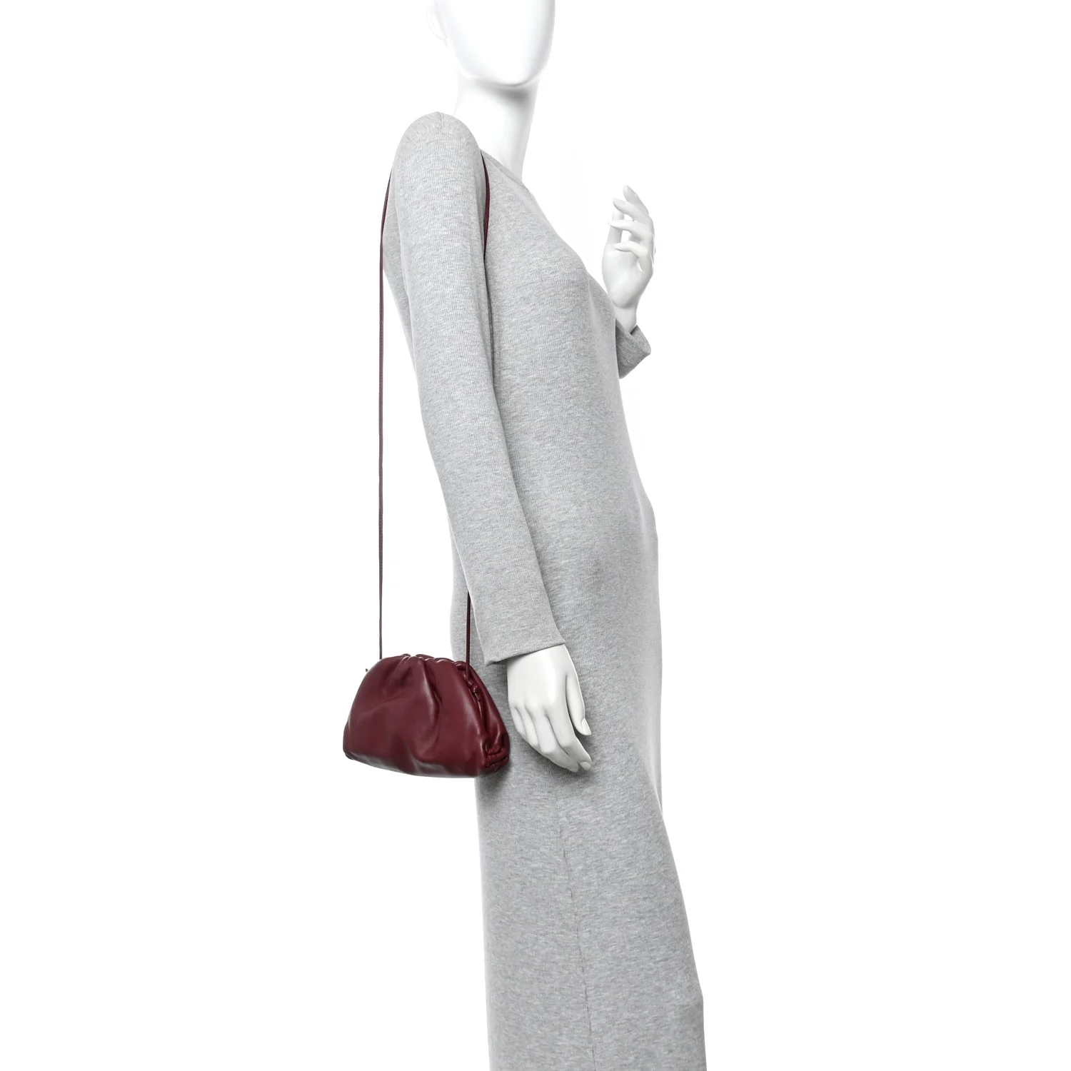 Butter Calfskin The Mini Pouch Bordeaux - Image 2