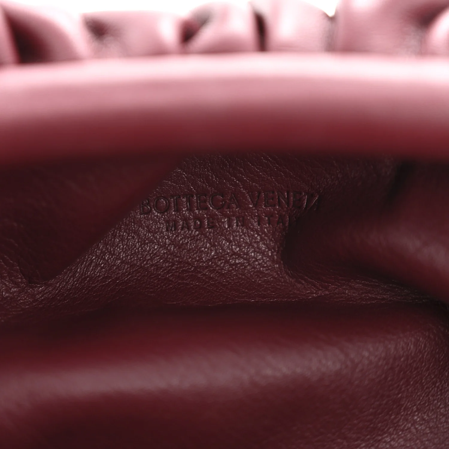 Butter Calfskin The Mini Pouch Bordeaux - Image 6