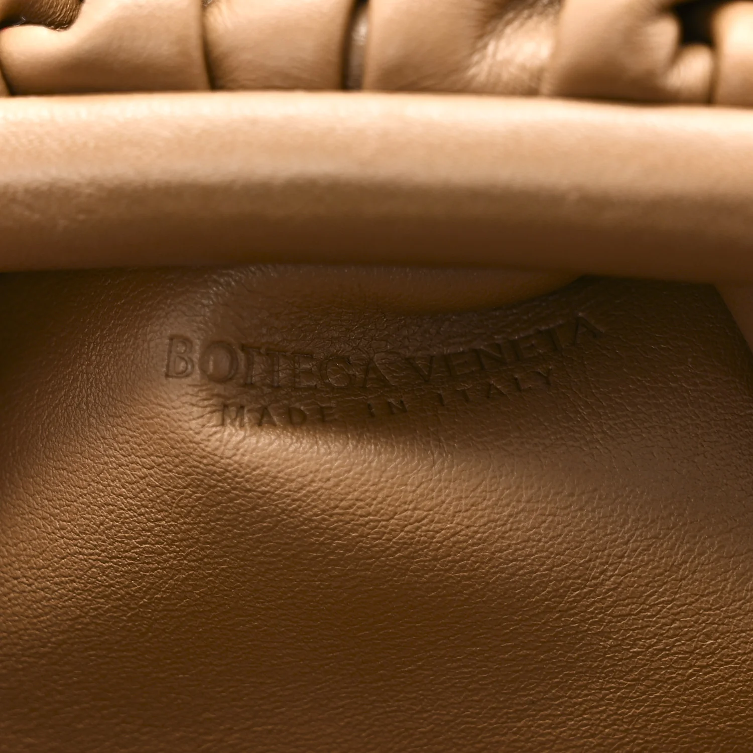 Butter Calfskin The Mini Pouch Camel - Image 6