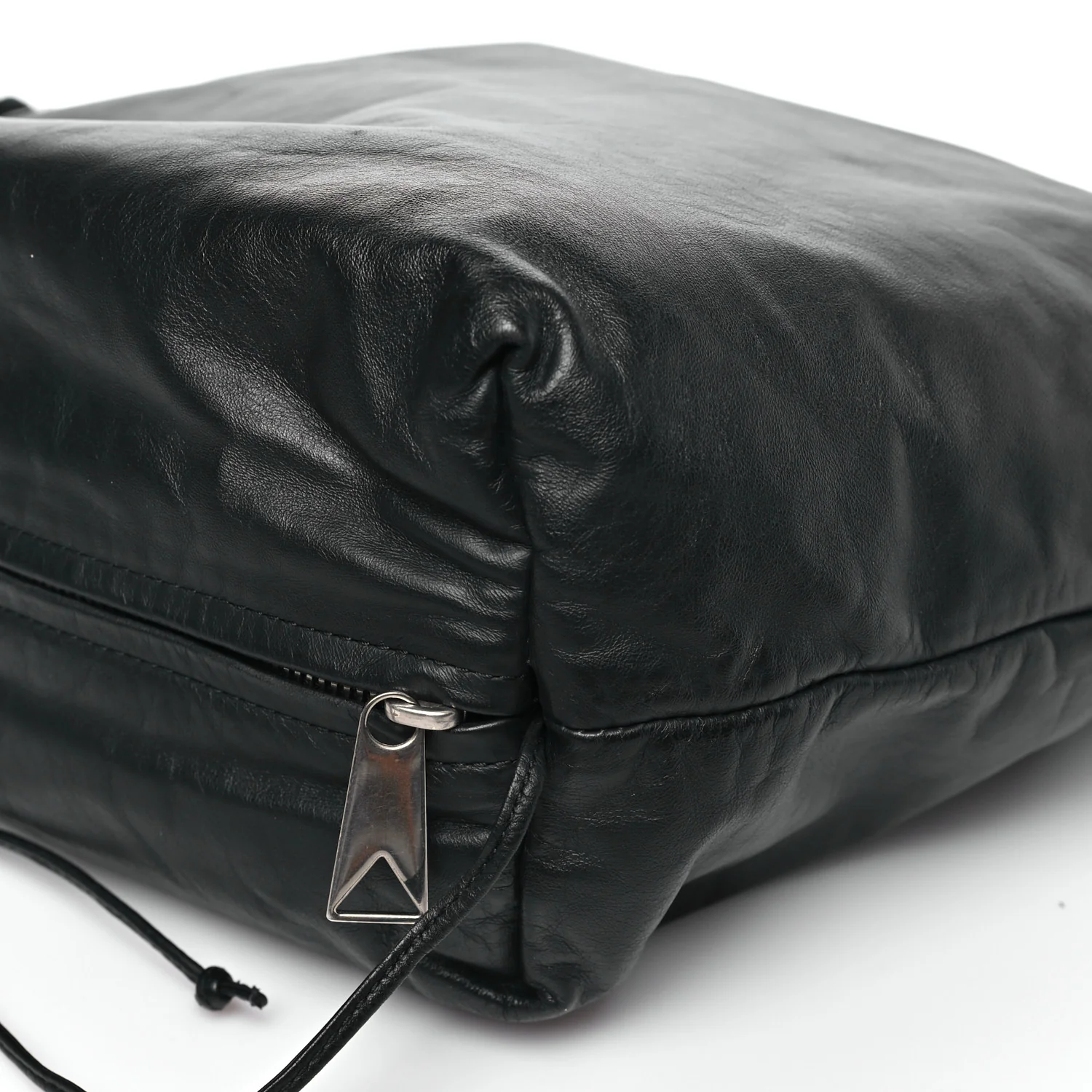Calfskin Hidrology Shoulder Bag Black - Image 10