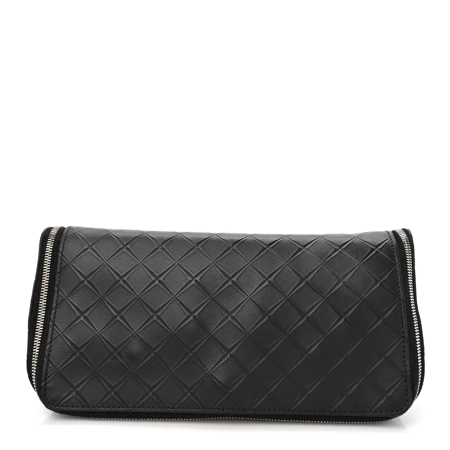 Calfskin Intarsio Toiletry Case Black - Image 2