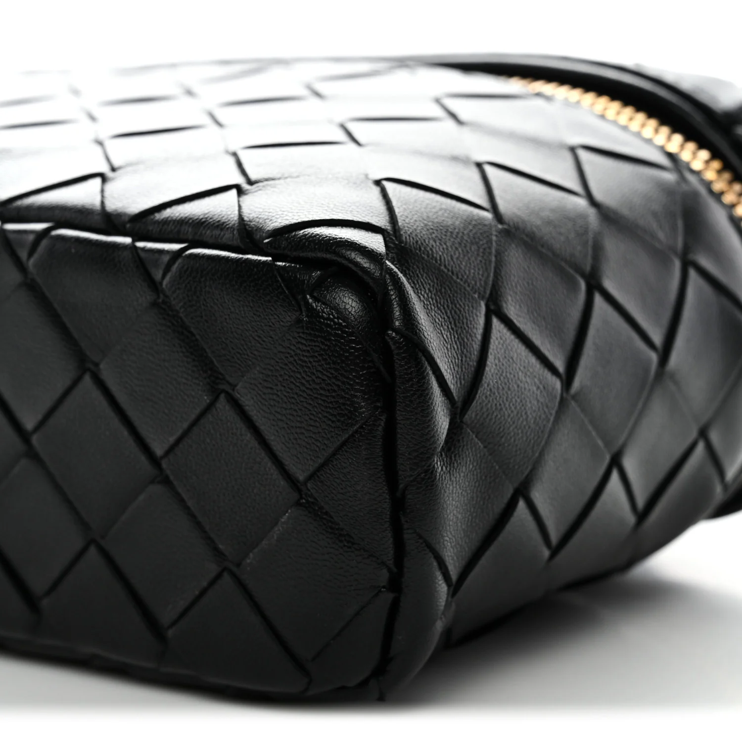 Calfskin Intrecciato Bang Bang Vanity Case Black - Image 10