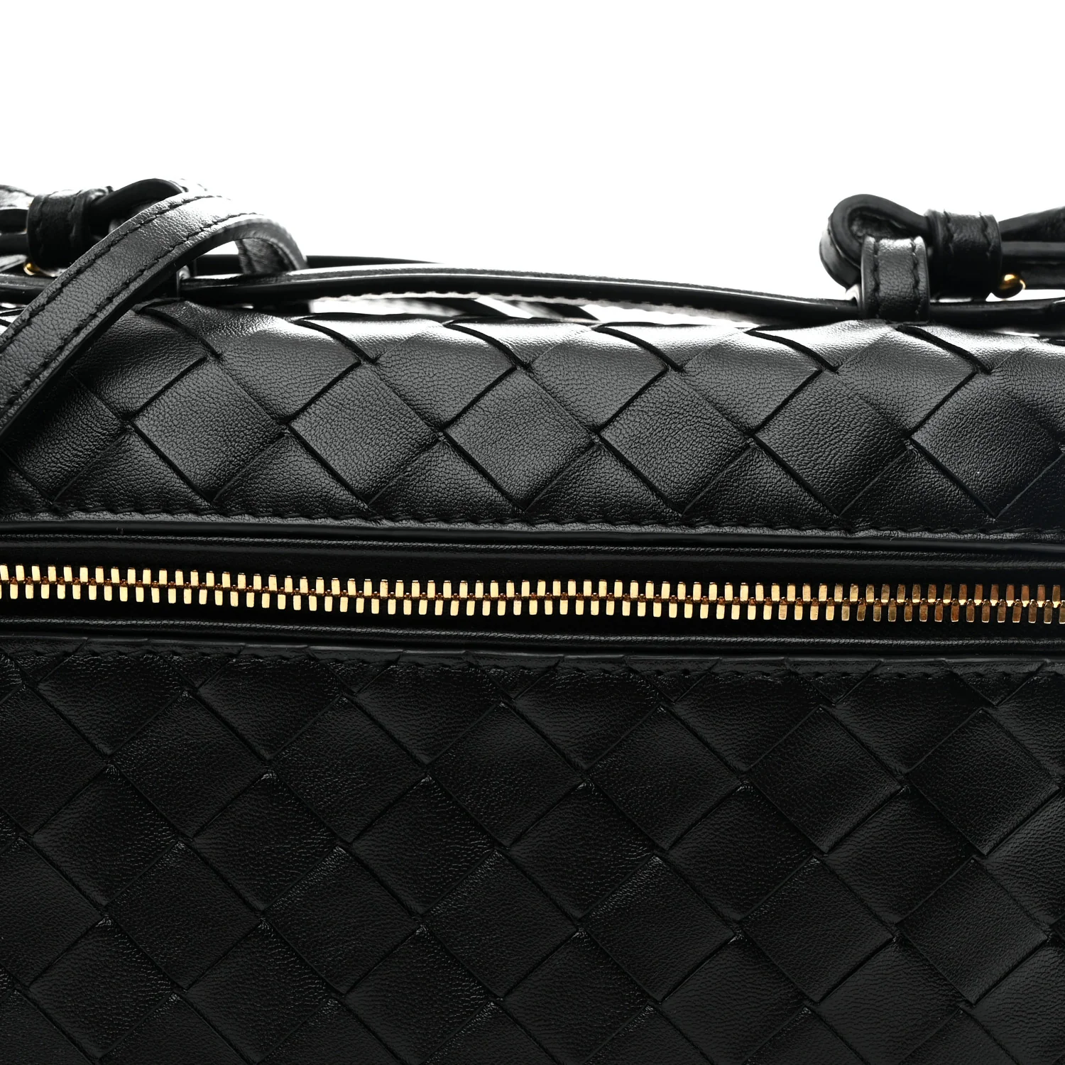 Calfskin Intrecciato Bang Bang Vanity Case Black - Image 15