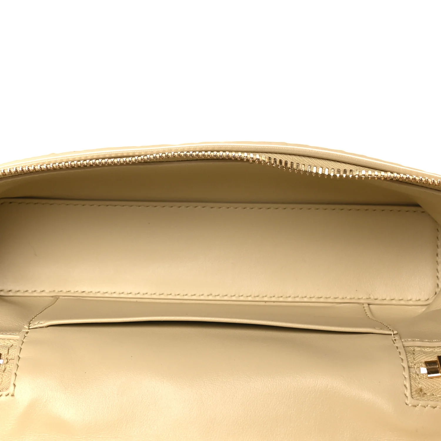 Calfskin Intrecciato Bang Bang Vanity Case Ecru - Image 5