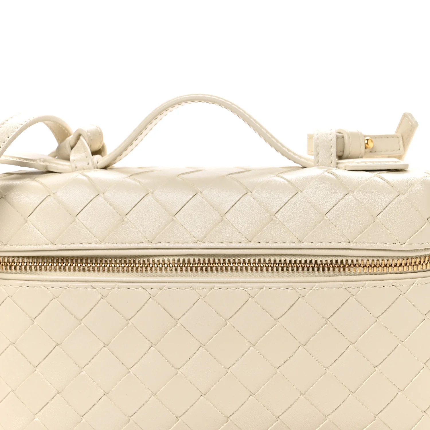 Calfskin Intrecciato Bang Bang Vanity Case Sea Salt - Image 8