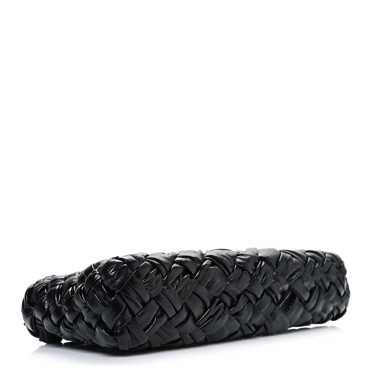 Calfskin Intrecciato Kalimero Cha-Cha Clutch Black - Image 4
