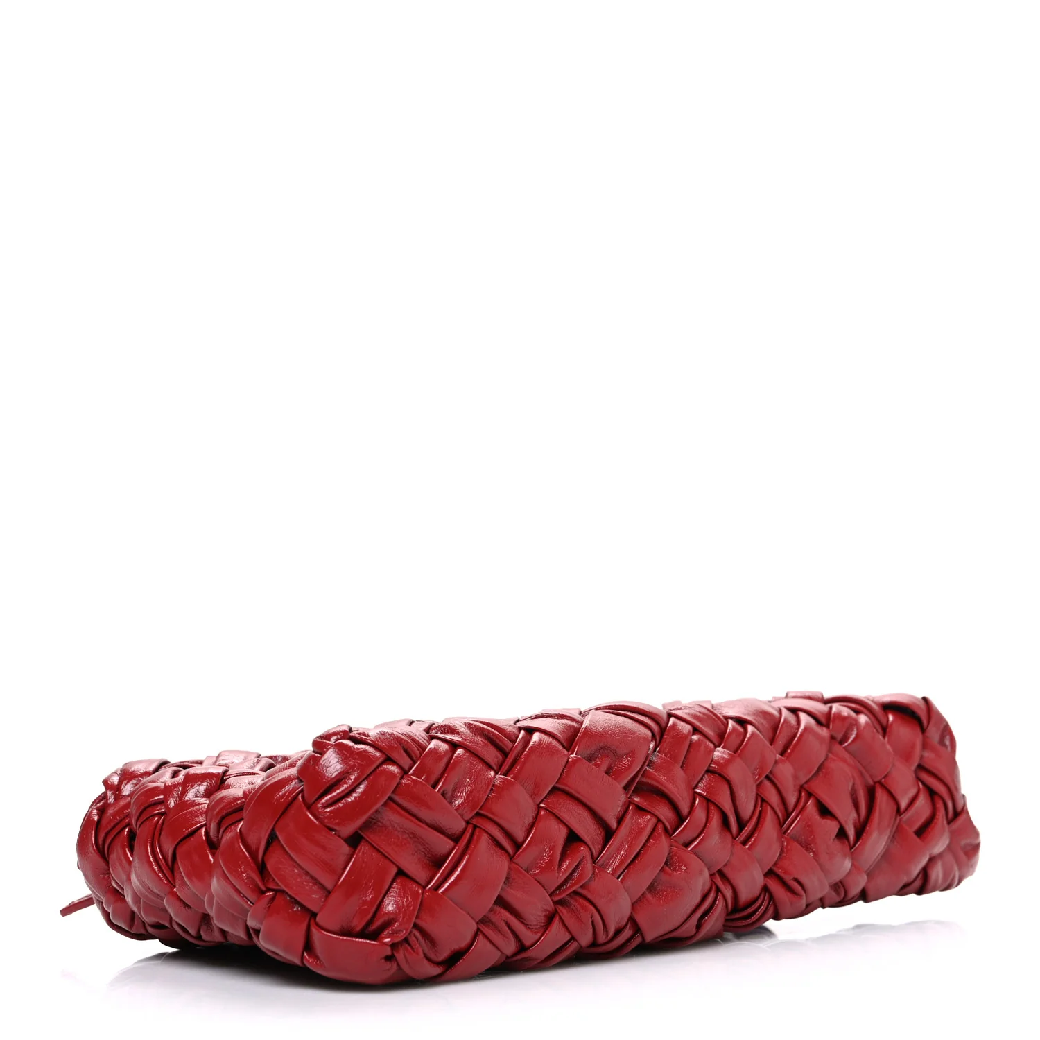 Calfskin Intrecciato Kalimero Cha-Cha Clutch Red - Image 4