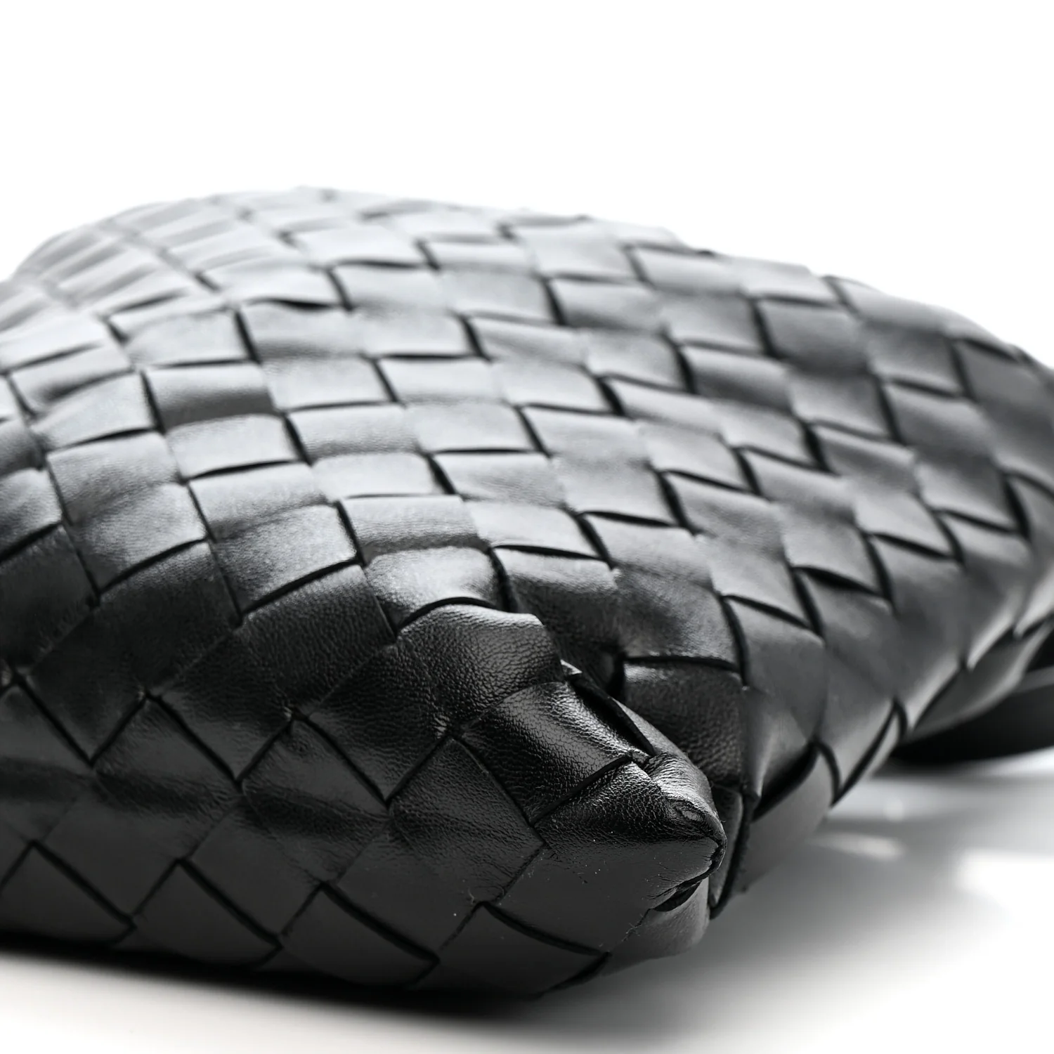 Calfskin Intrecciato Mini Hop Black - Image 10