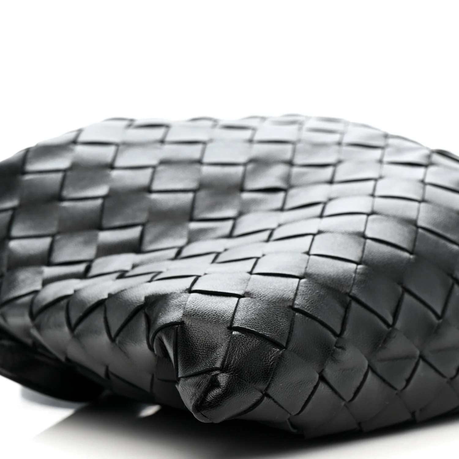 Calfskin Intrecciato Mini Hop Black - Image 9