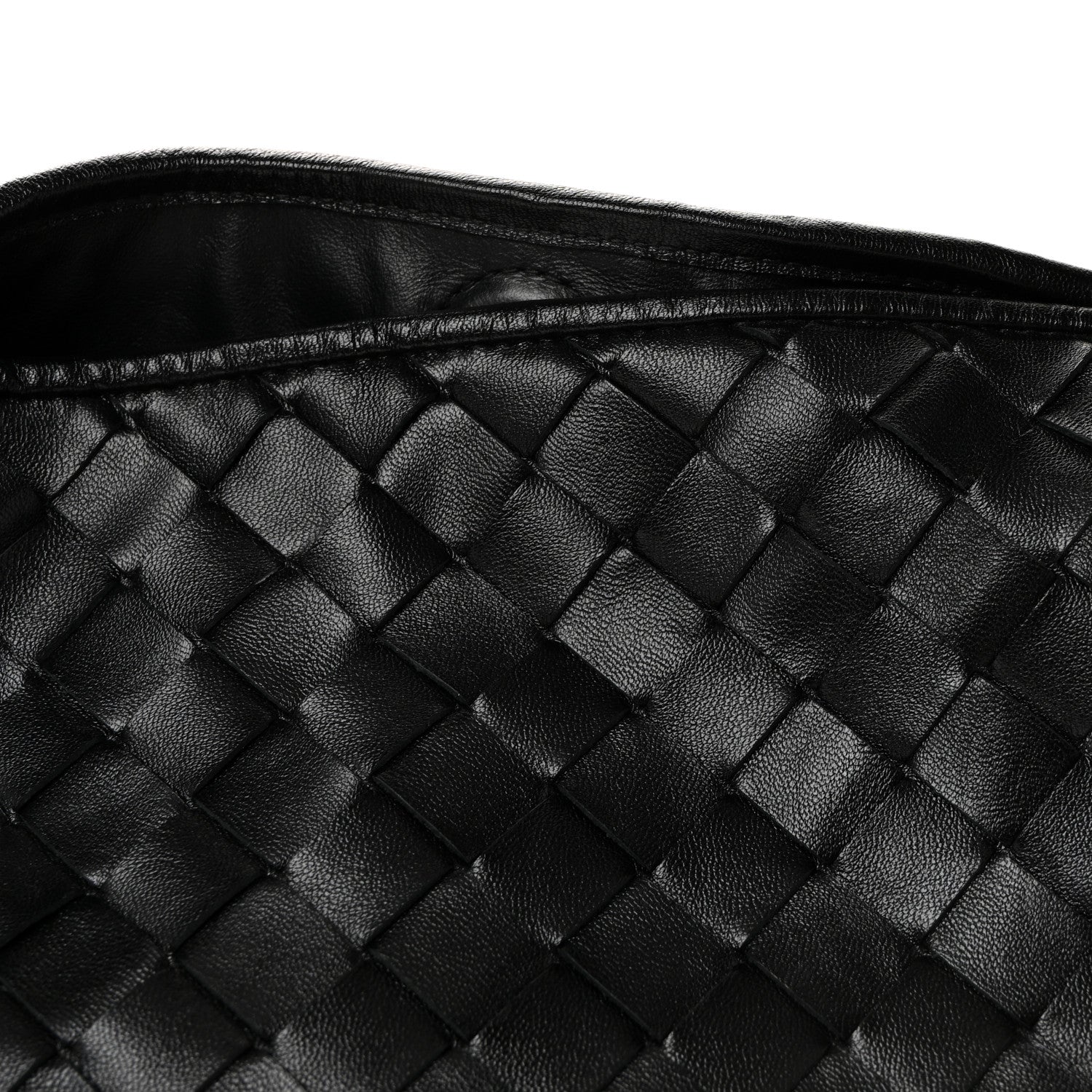 Calfskin Intrecciato Small Hop Black - Image 8