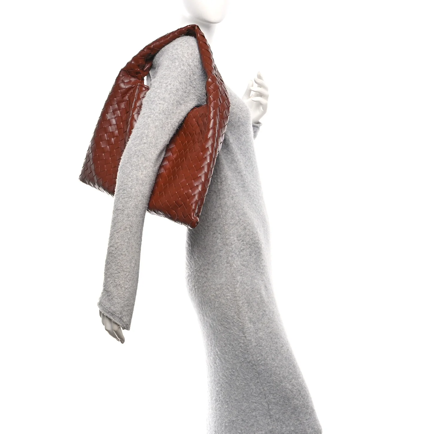 Calfskin Intrecciato Small Hop Sapele - Image 2