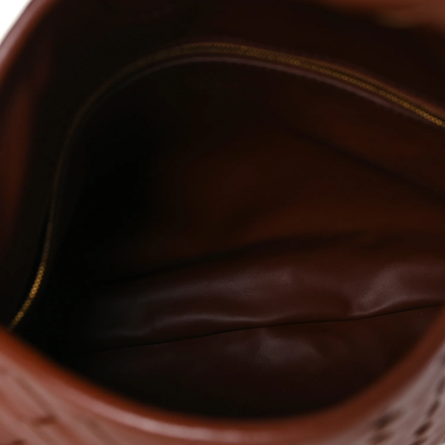 Calfskin Intrecciato Small Hop Sapele - Image 5
