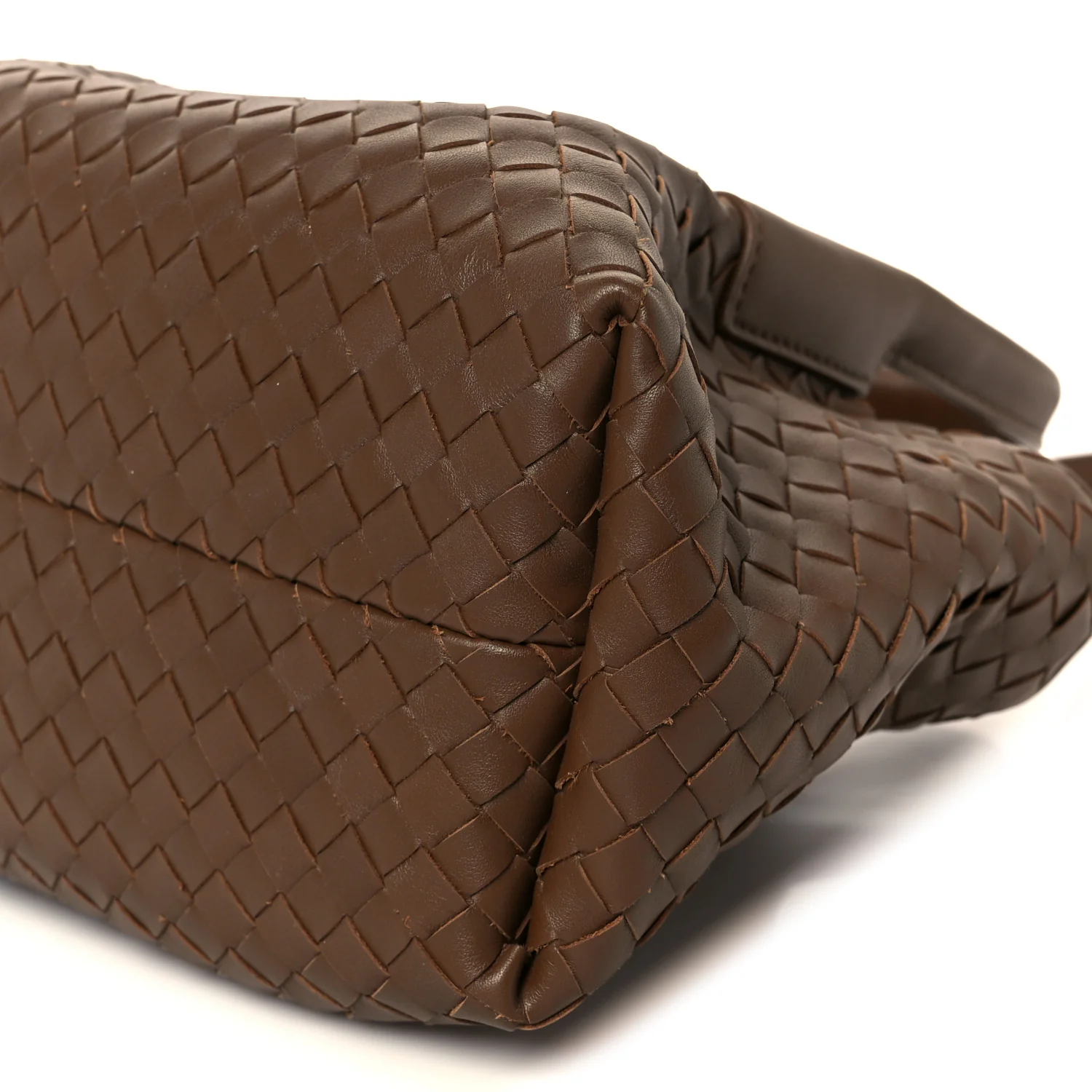 Calfskin Intrecciato Small Pinacoteca Tote Nocciola Amber - Image 10