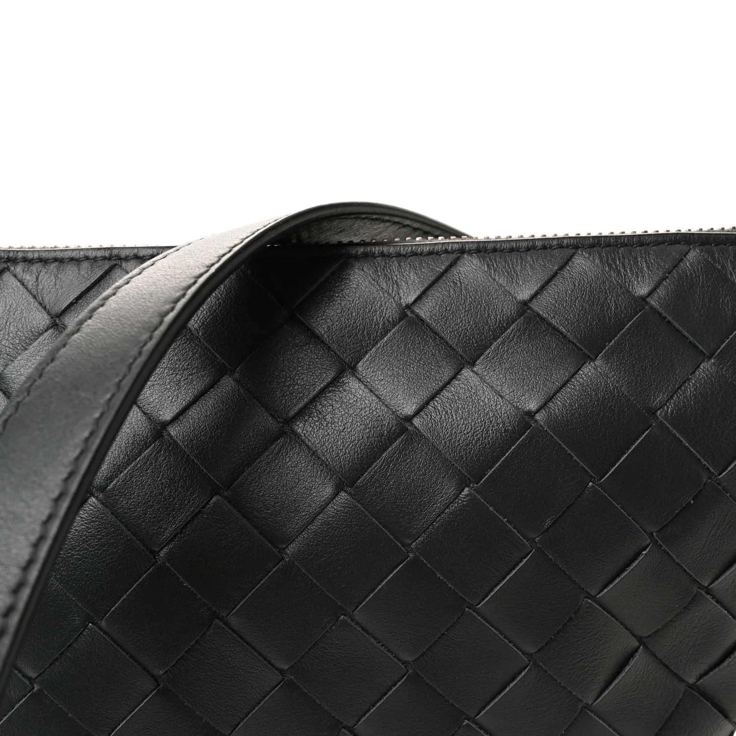 Calfskin Intrecciato Small Virgule Ardoise - Image 7