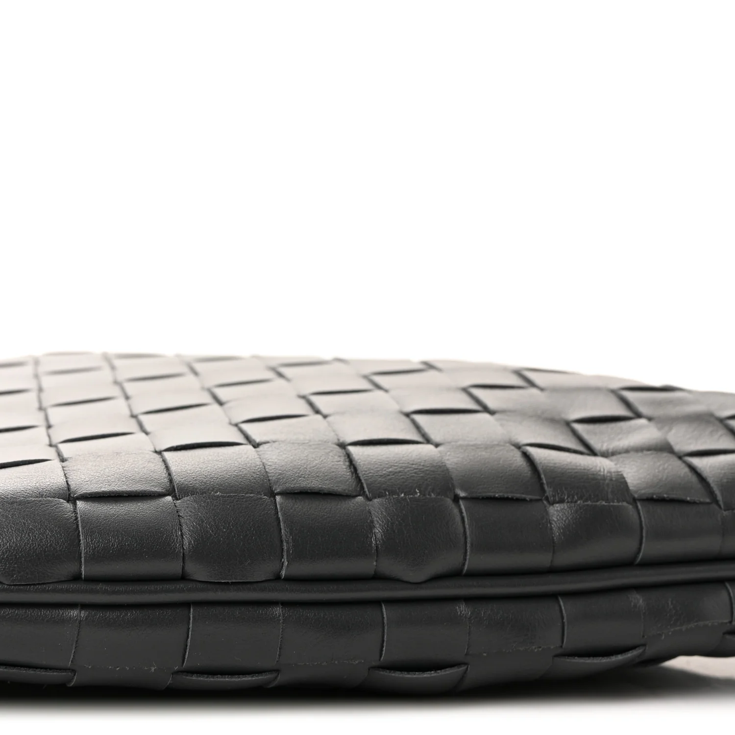 Calfskin Intrecciato Small Virgule Ardoise - Image 9