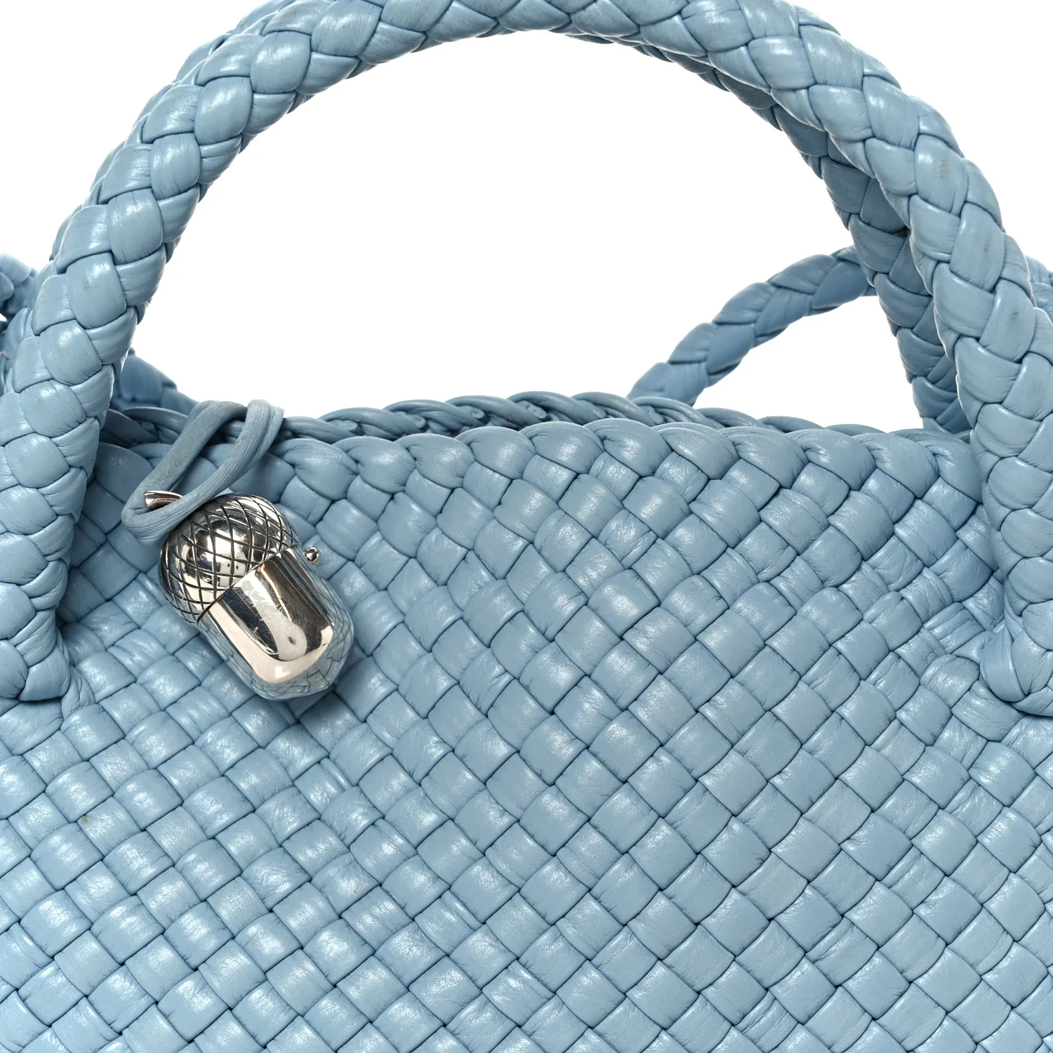 Calfskin Intreccio Small Tosca Ice - Image 9