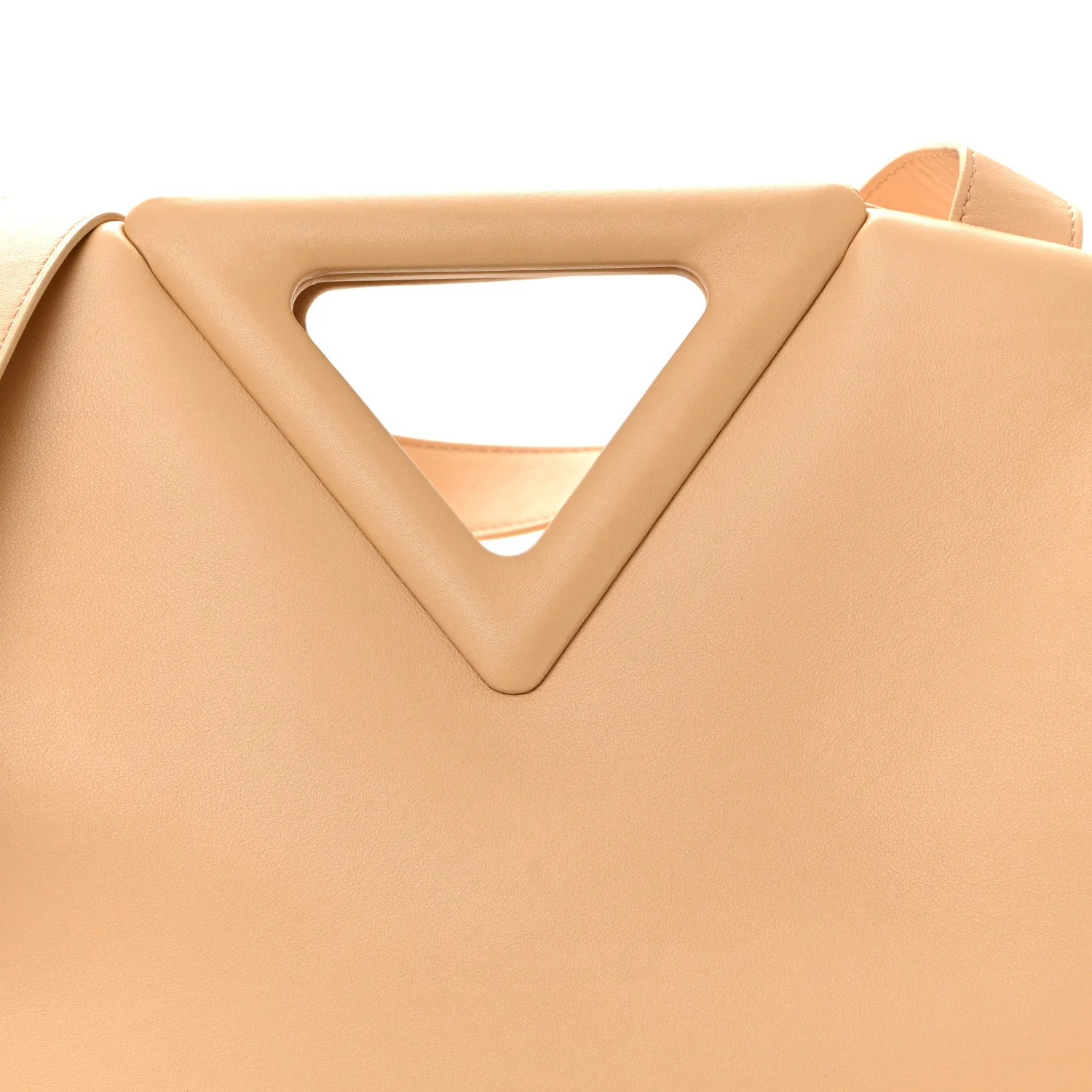 Calfskin Medium The Point Triangle Bag Almond - Image 7