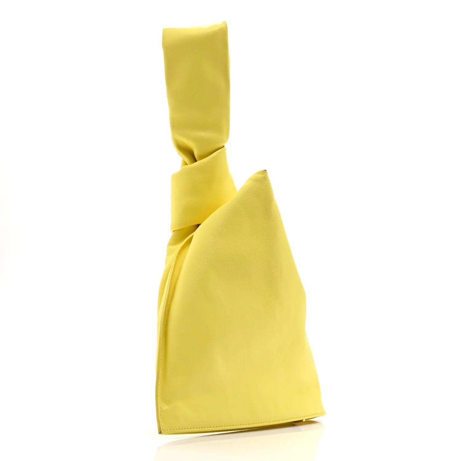 Calfskin Mini BV Twist Yellow - Image 3