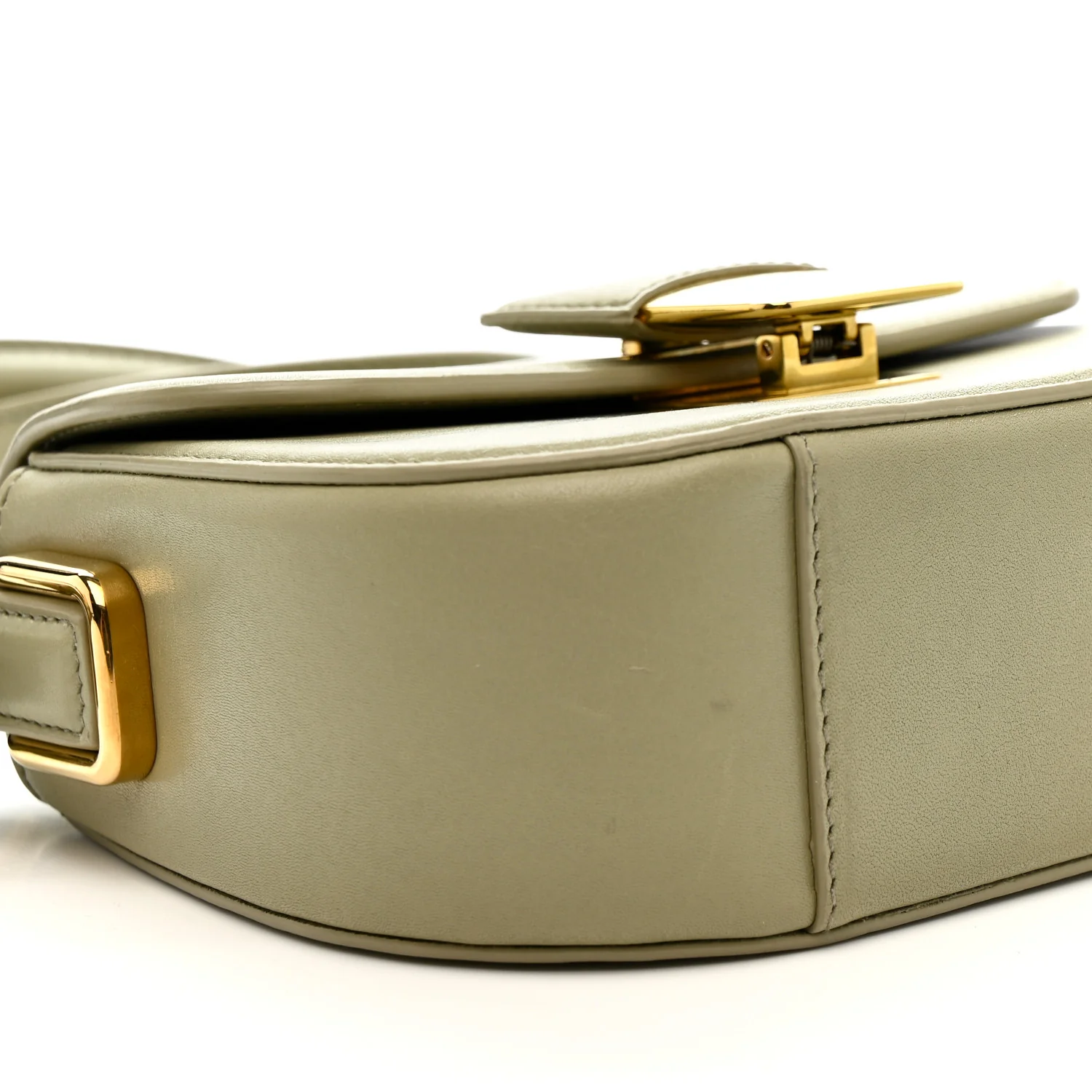 Calfskin Mini Desiree Crossbody Bag Travertine - Image 10