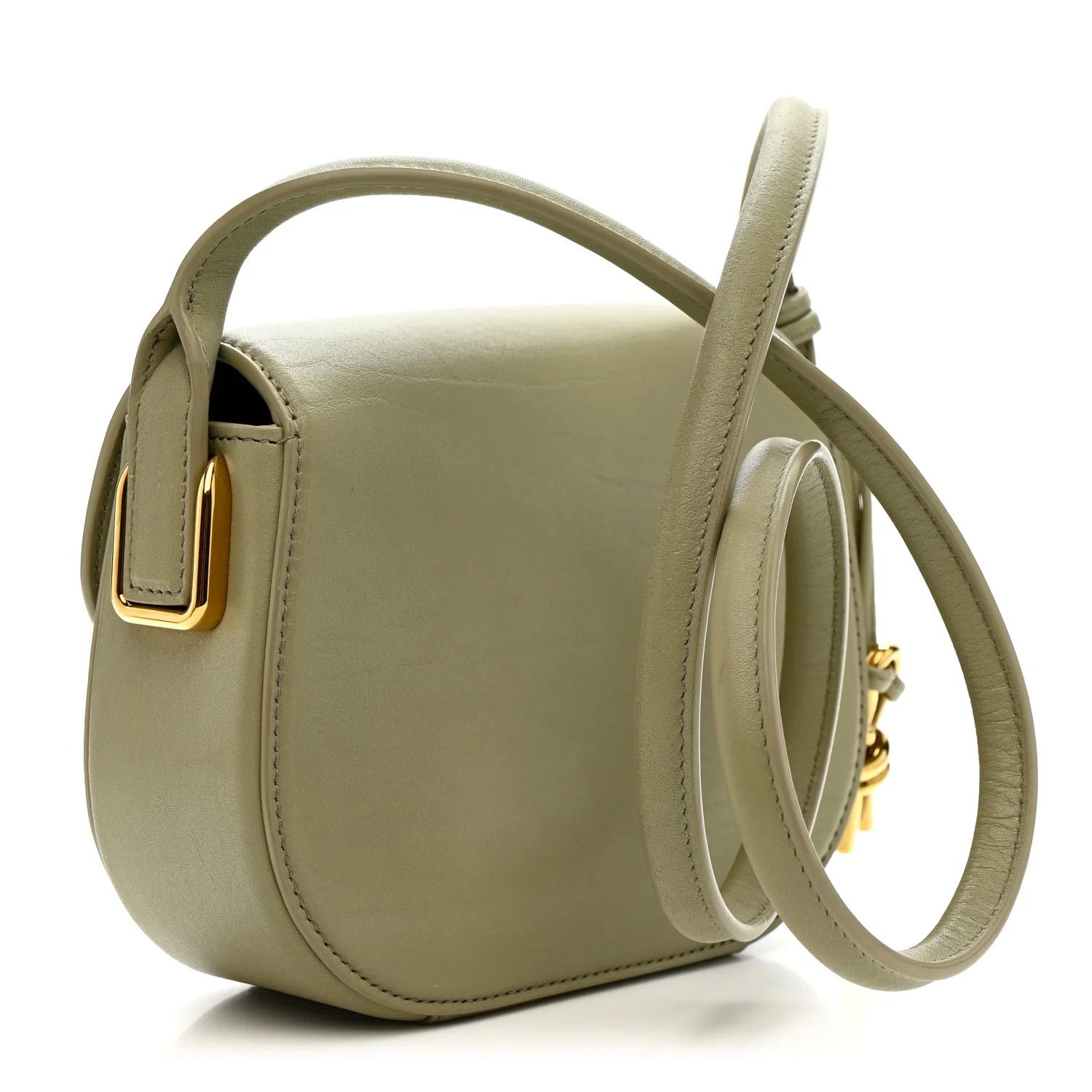 Calfskin Mini Desiree Crossbody Bag Travertine - Image 3