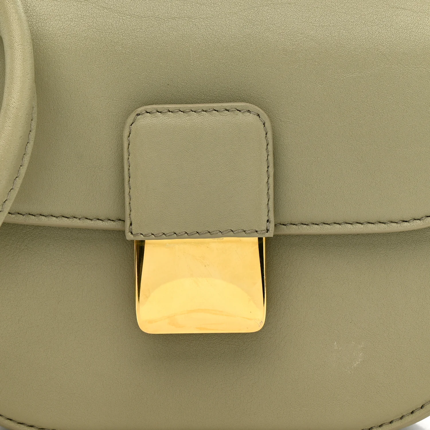 Calfskin Mini Desiree Crossbody Bag Travertine - Image 9
