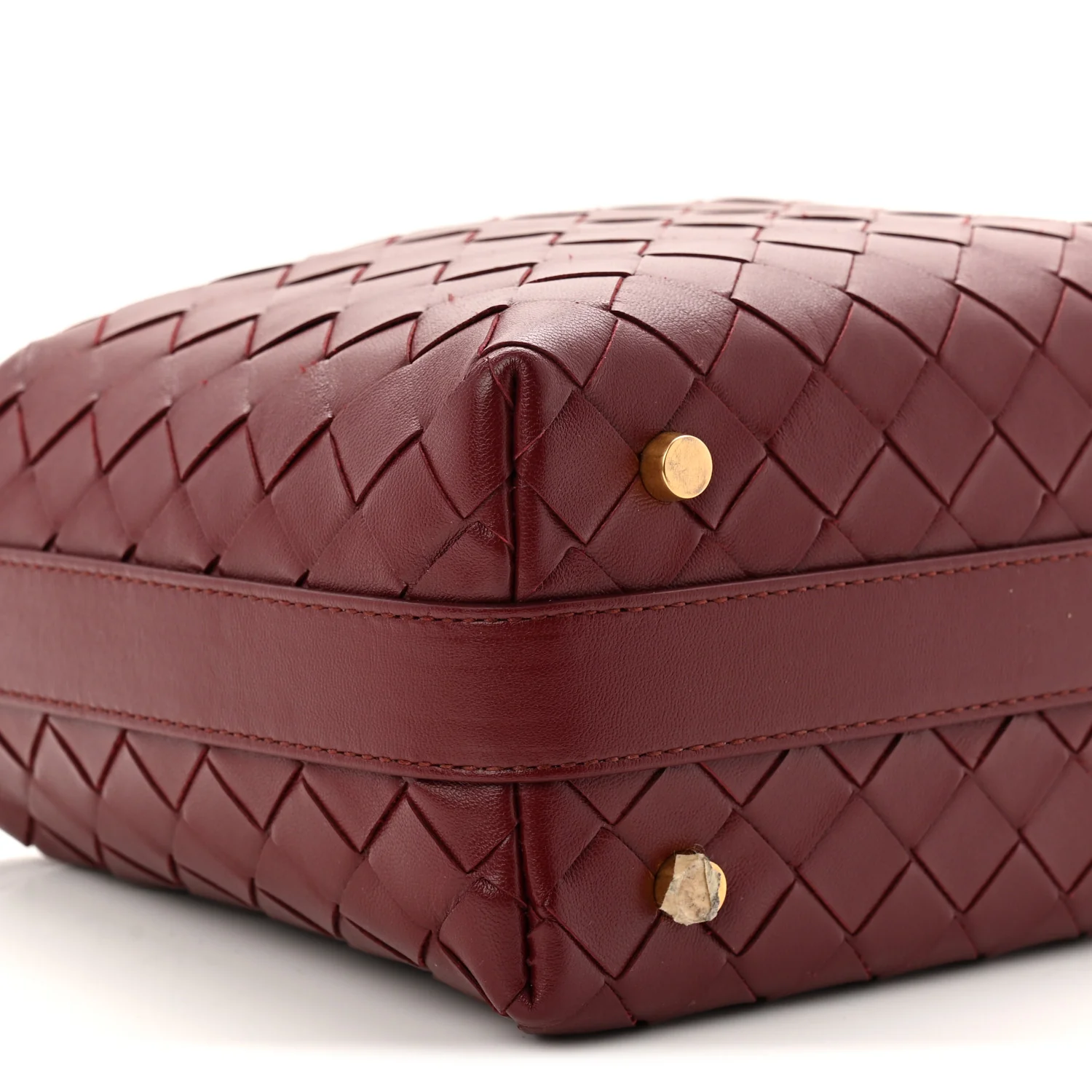 Calfskin Nappa Intrecciato Mini Wallace Barolo - Image 9
