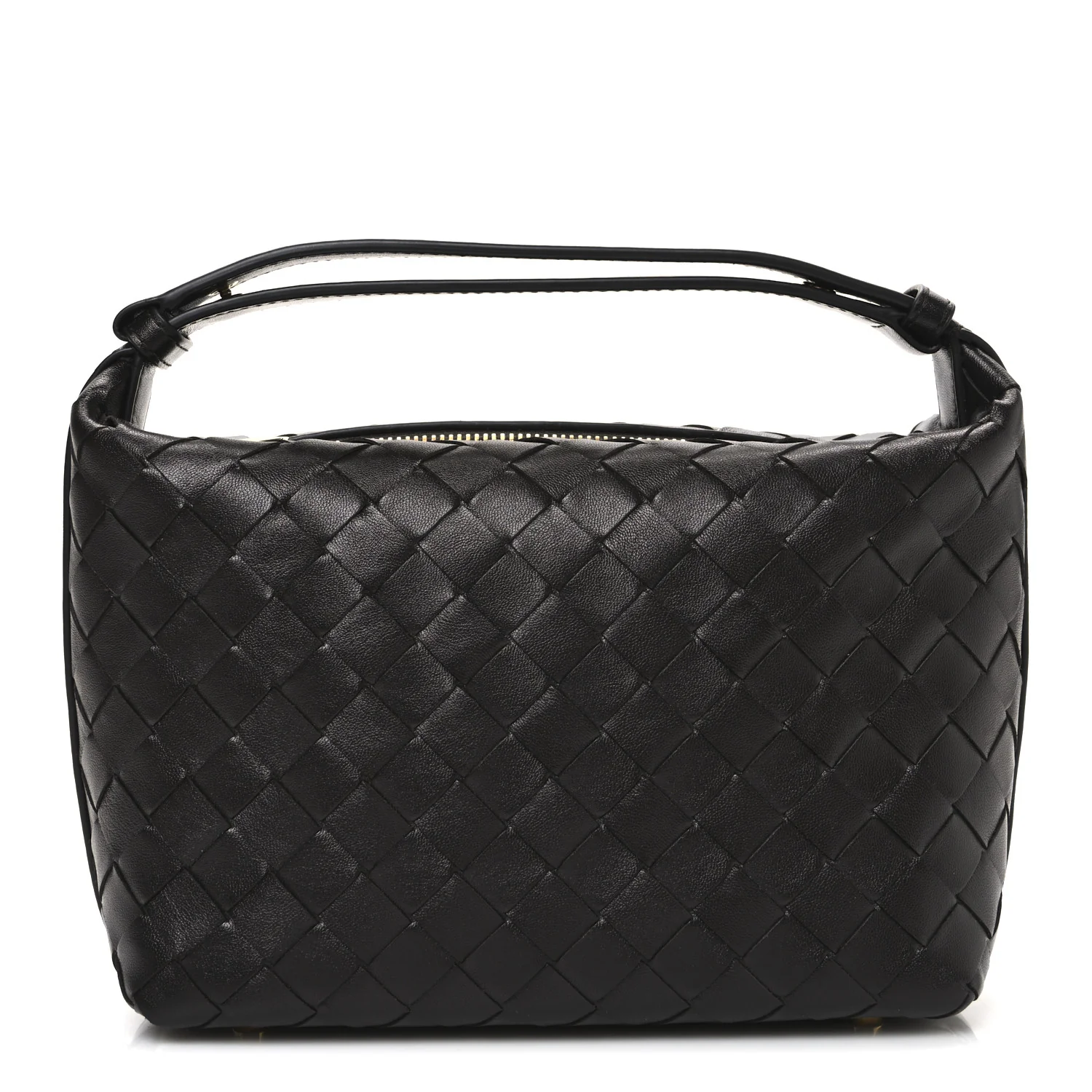 Calfskin Nappa Intrecciato Mini Wallace Fondant