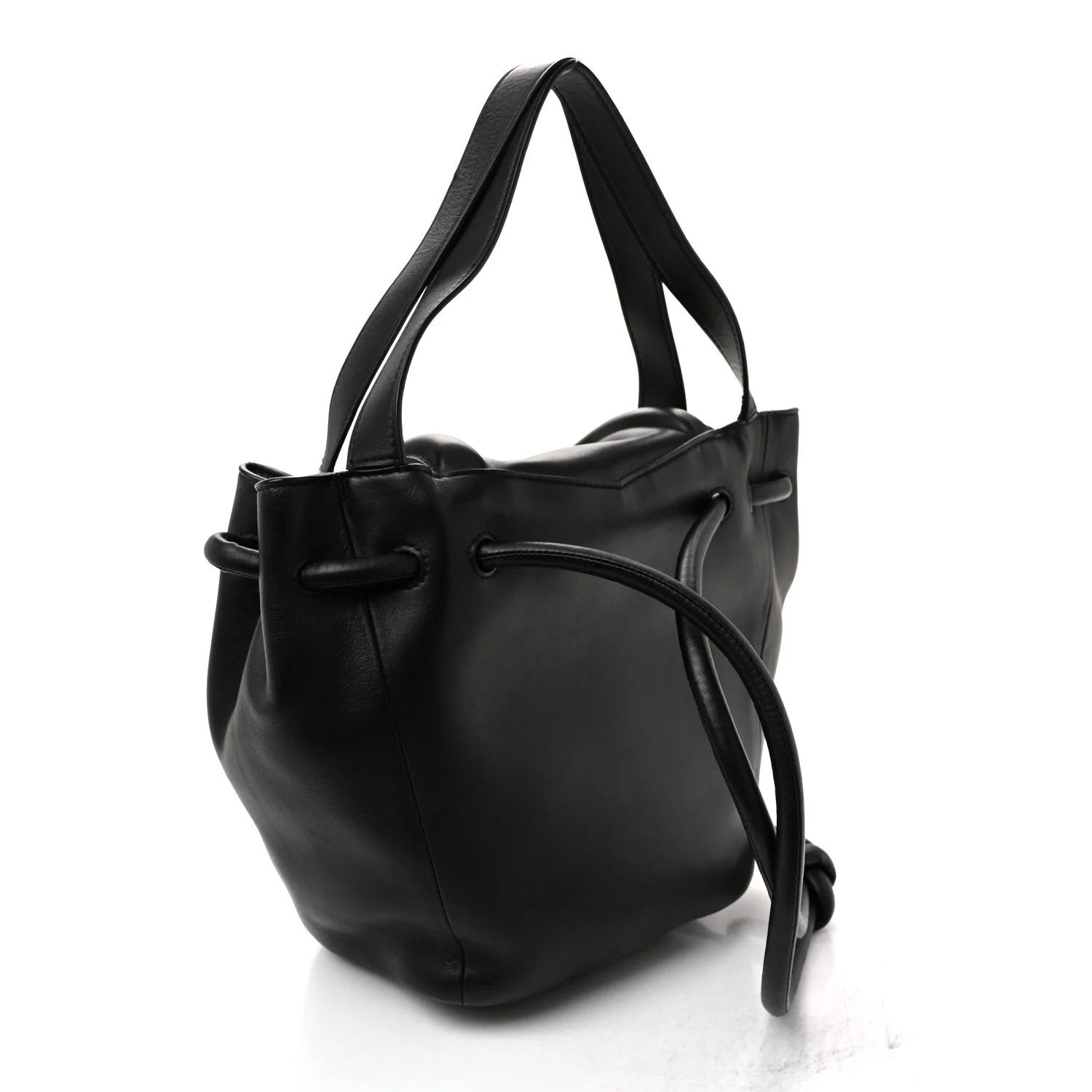 Calfskin Small Beak Tote Black - Image 2