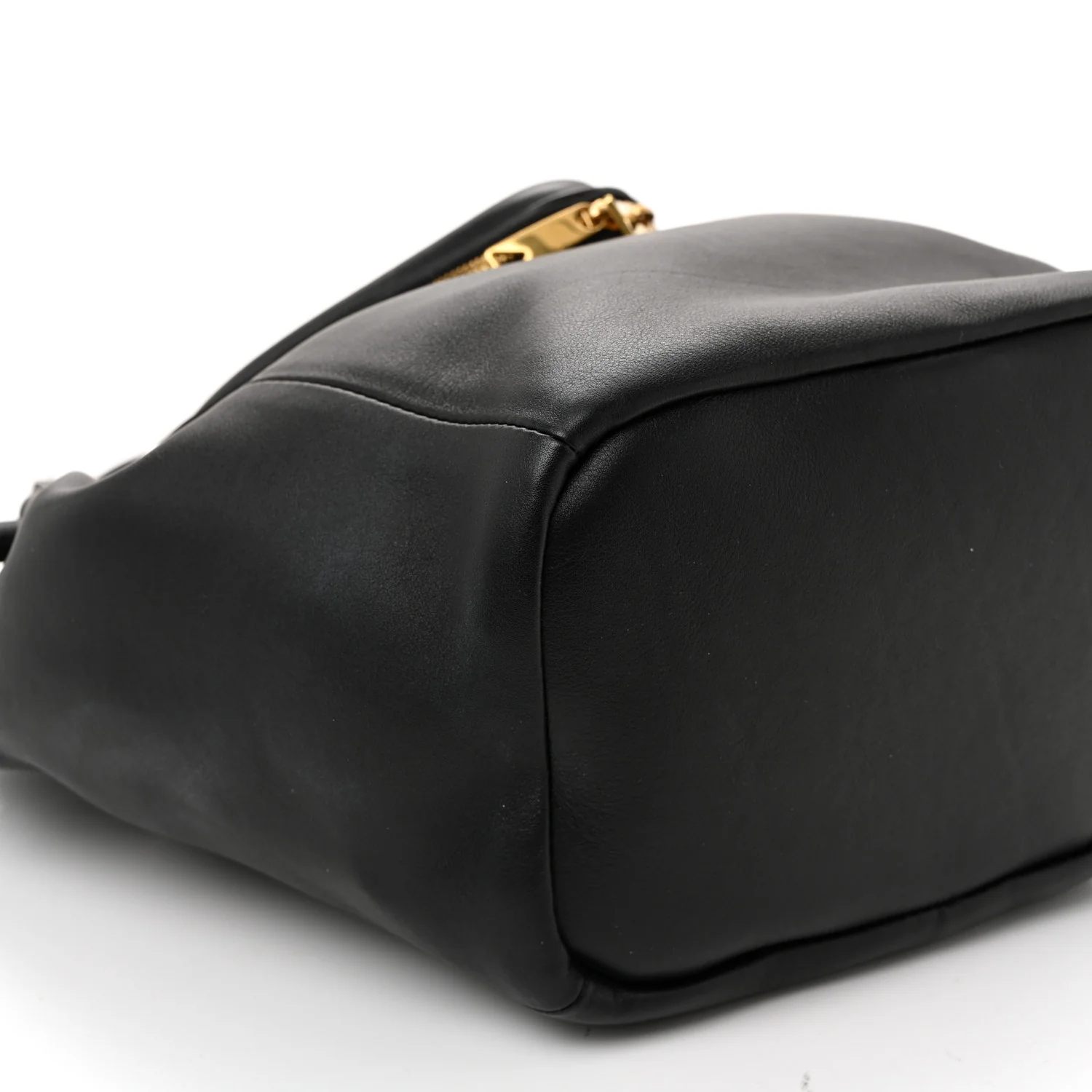 Calfskin Small Beak Tote Black - Image 9
