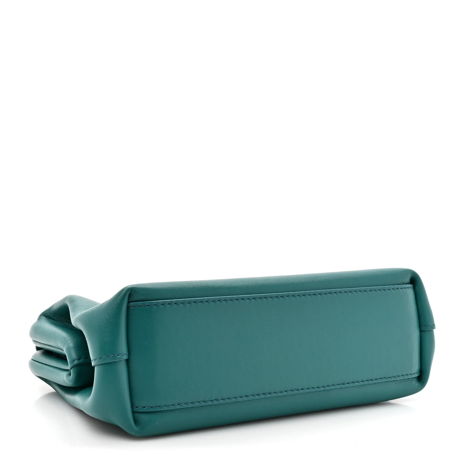 Calfskin Small The Point Triangle Bag Mallard - Image 4