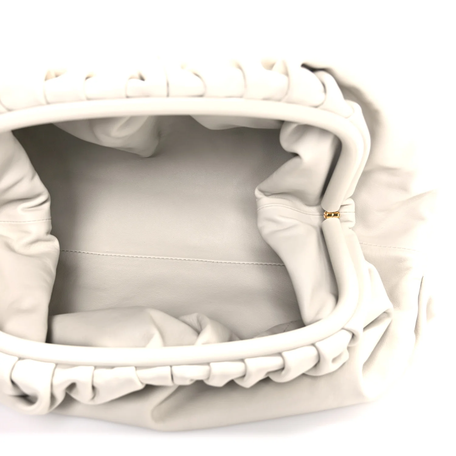 Calfskin Teen Pouch White - Image 5