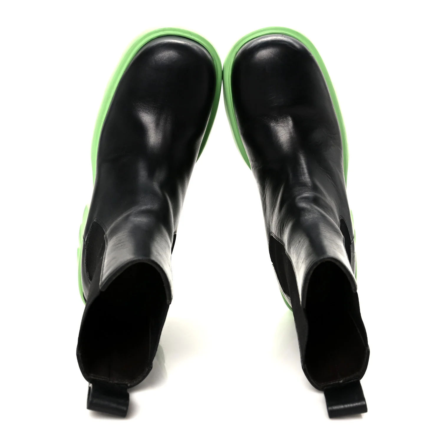 Calfskin The Flash Chelsea Boots 39 Pistachio - Image 2
