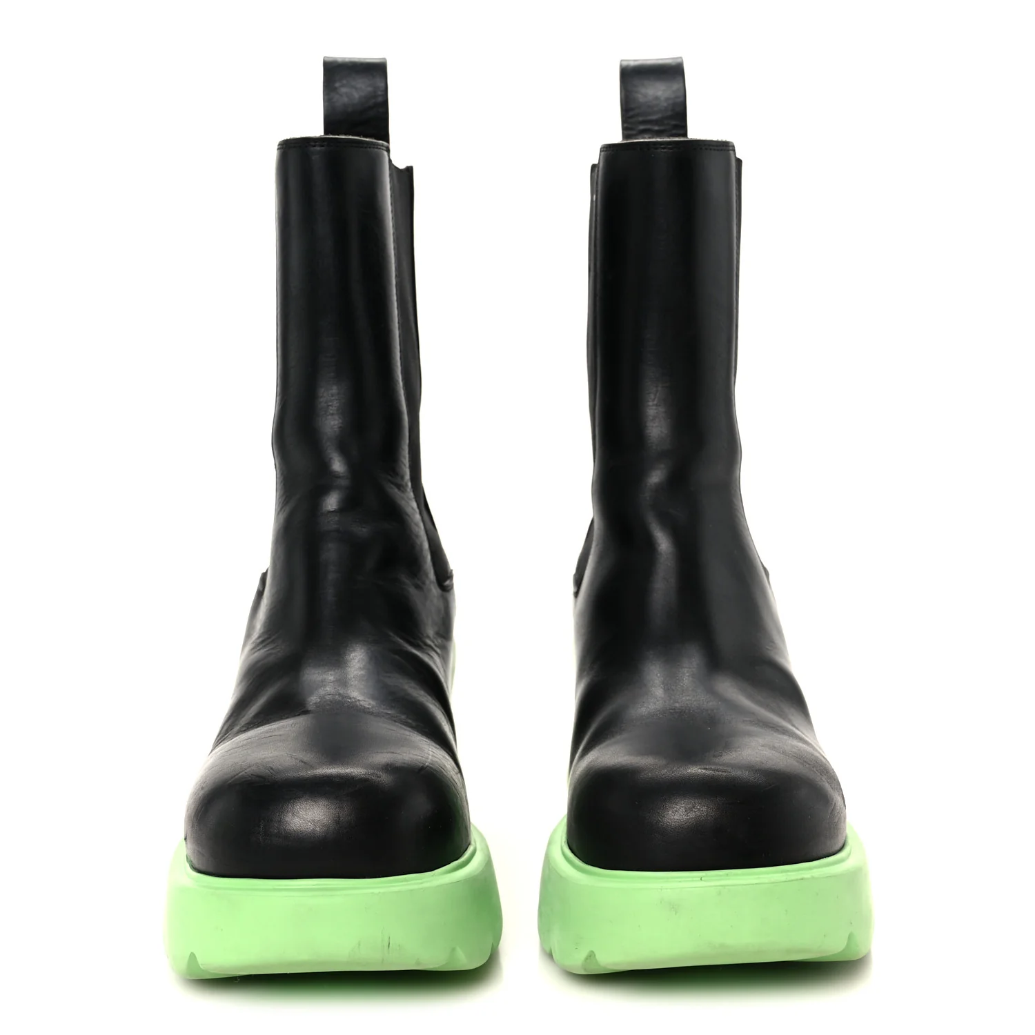 Calfskin The Flash Chelsea Boots 39 Pistachio - Image 3