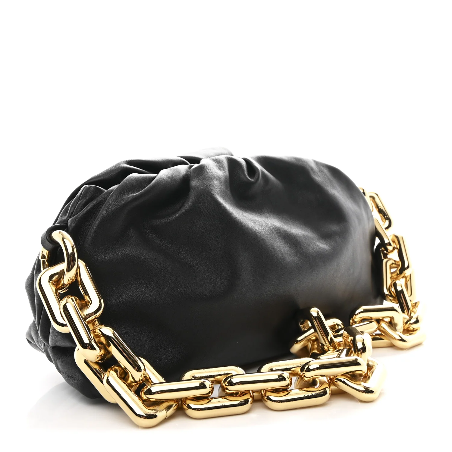 Calfskin The Pouch Chain Black - Image 3