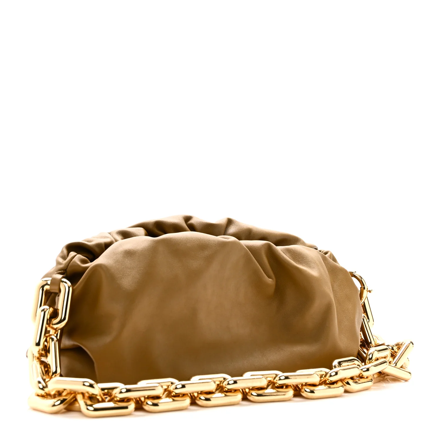 Calfskin The Pouch Chain Moutarde - Image 3
