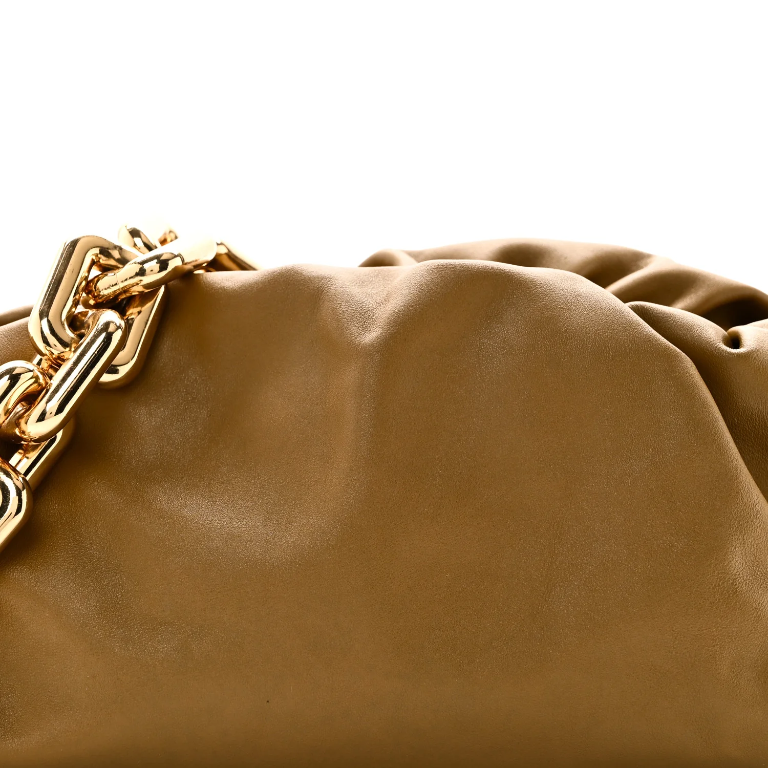 Calfskin The Pouch Chain Moutarde - Image 8