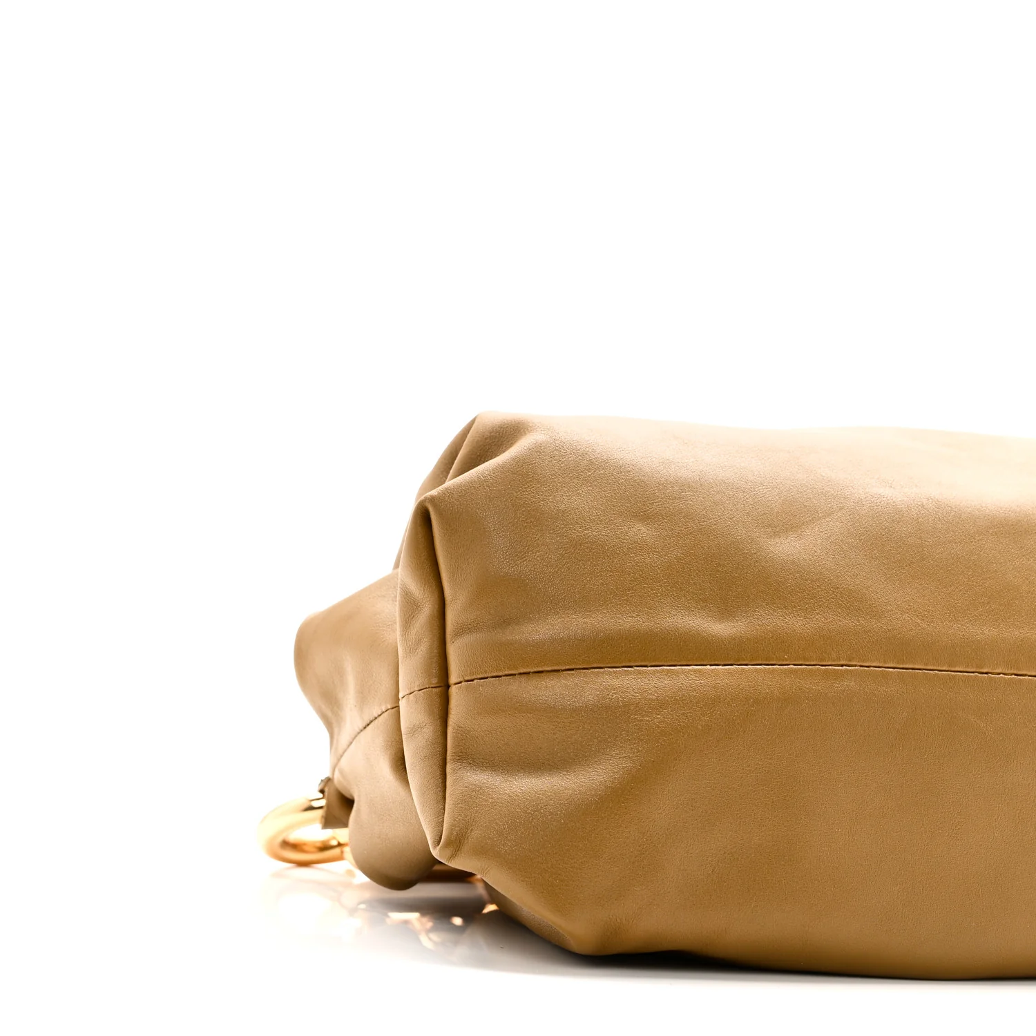 Calfskin The Pouch Chain Moutarde - Image 9