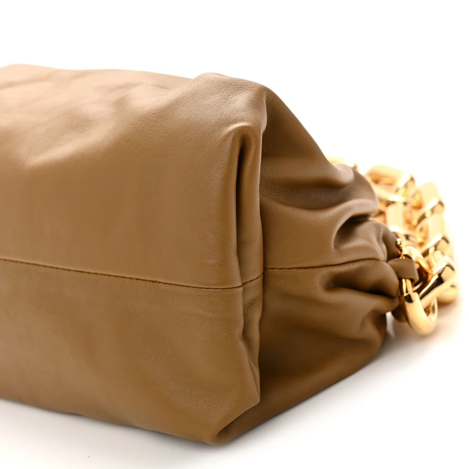 Calfskin The Pouch Chain Moutarde - Image 10