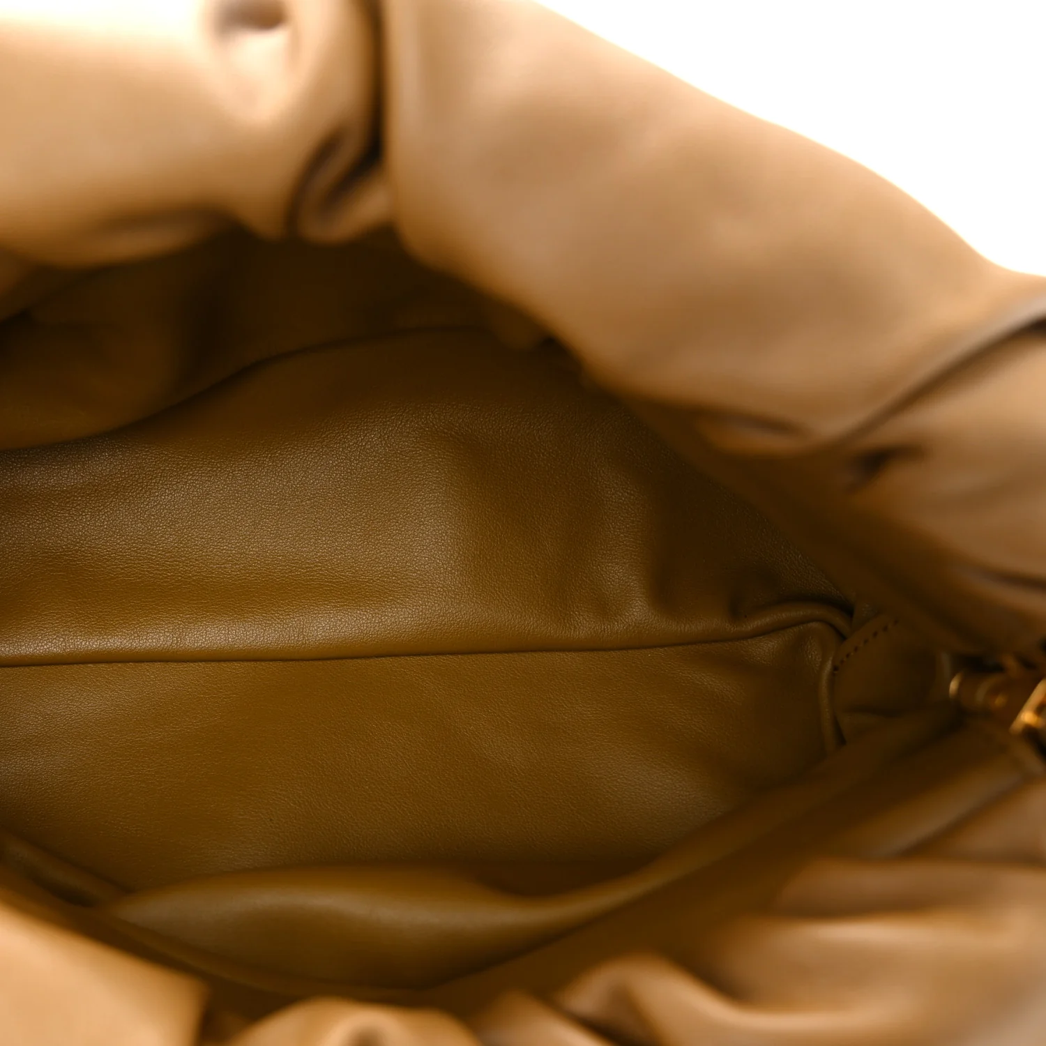 Calfskin The Pouch Chain Moutarde - Image 5