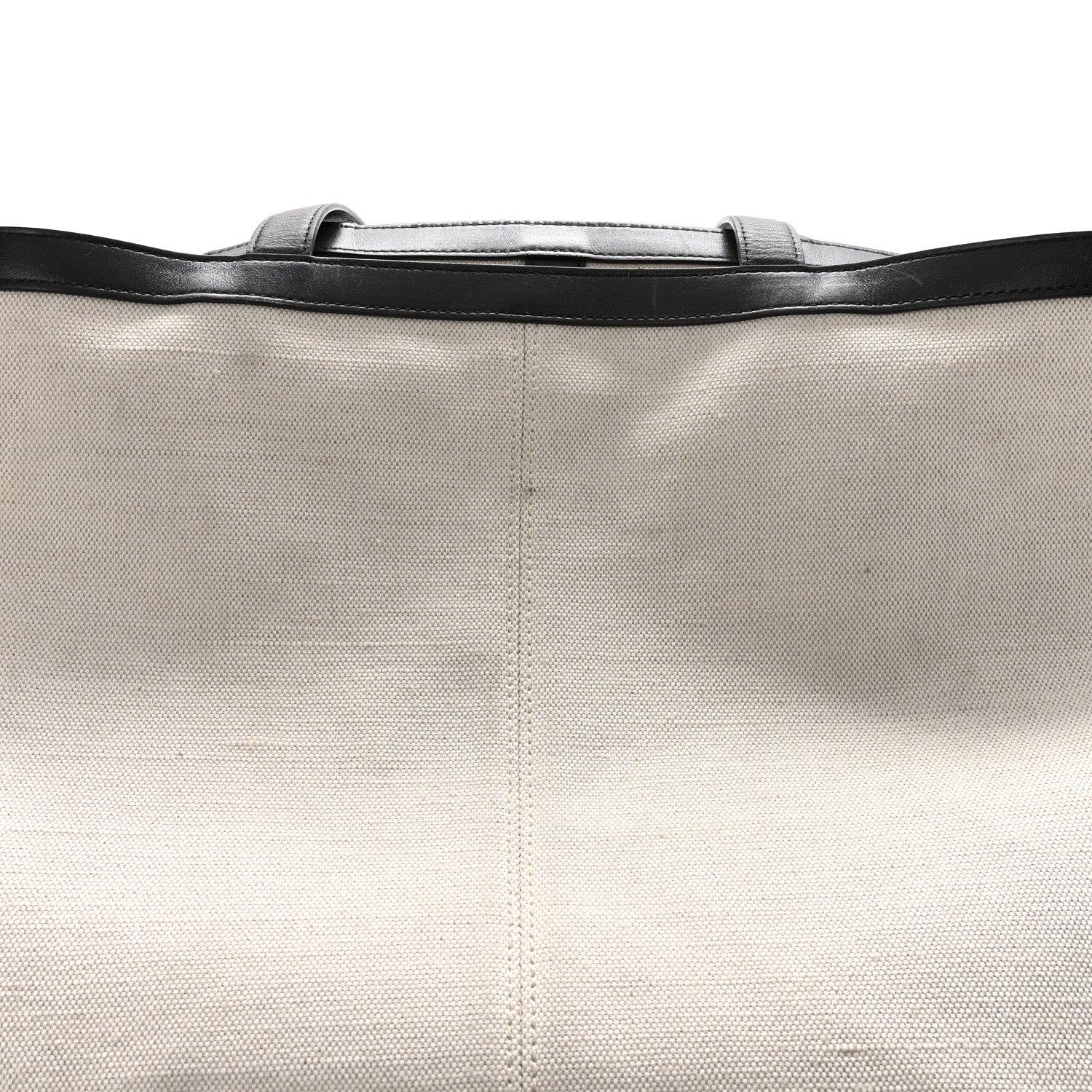 Canvas Mix Nappa Intrecciato Medium Flip Flap Tote Natural Fondant - Image 11